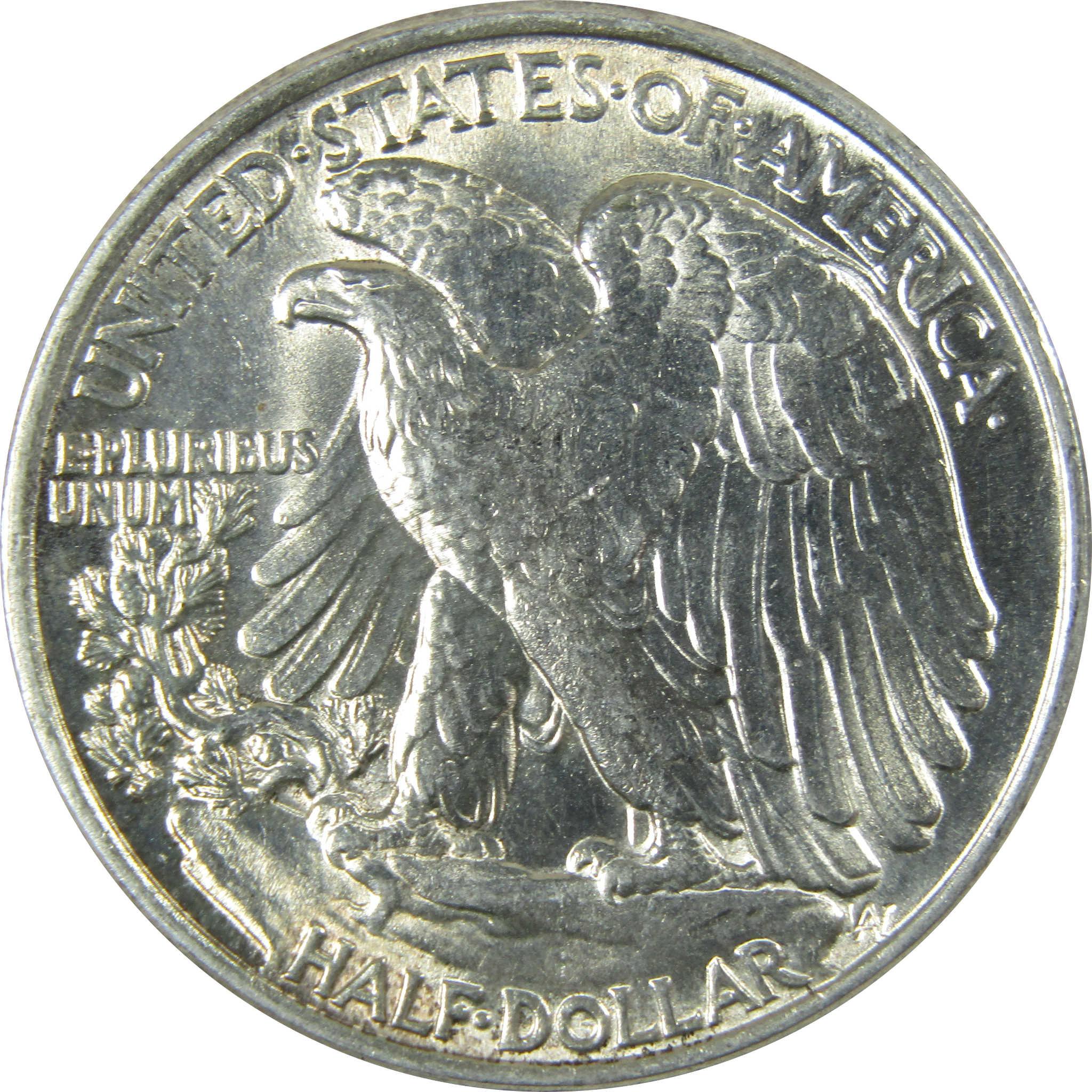 1944 Liberty Walking Silver 50c Choice About Uncirculated SKU:CP497
