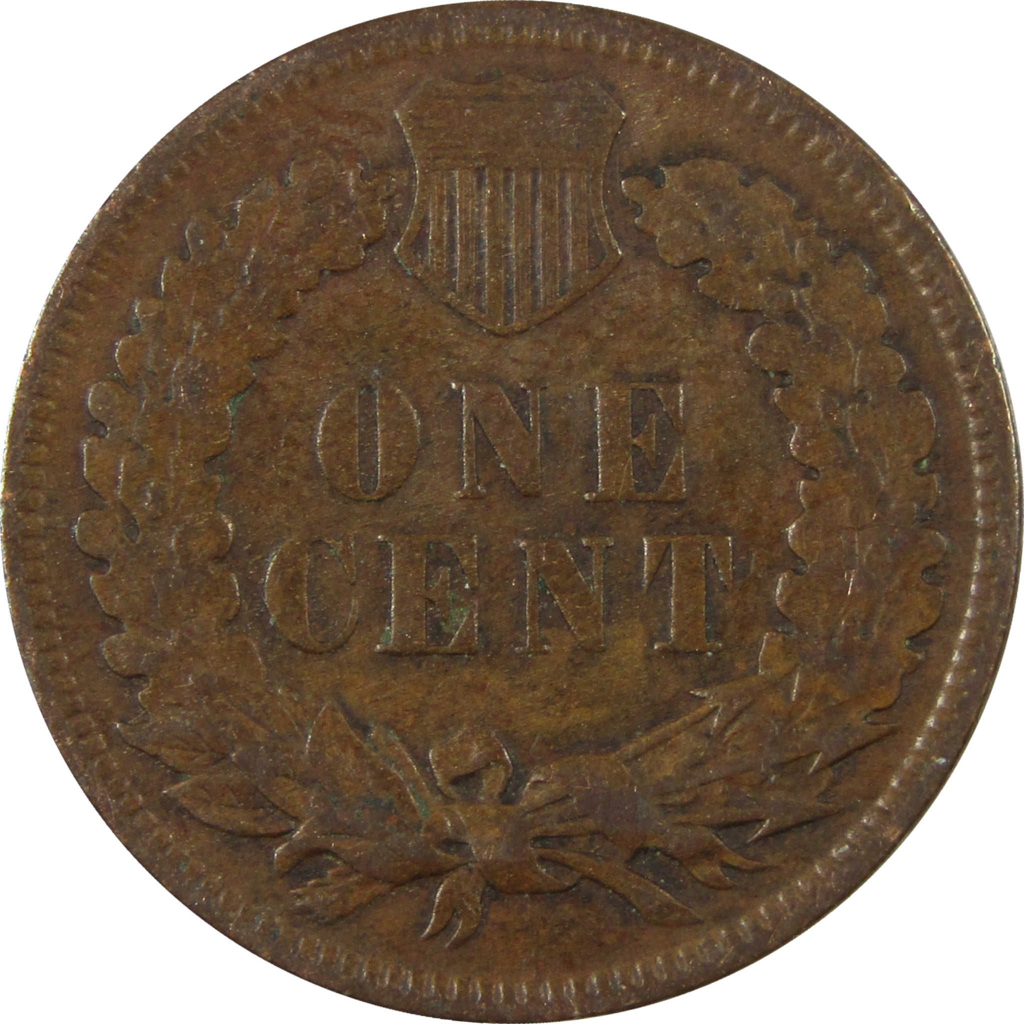 1905 Indian Head Cent F Fine Penny 1c Coin SKU:I27057