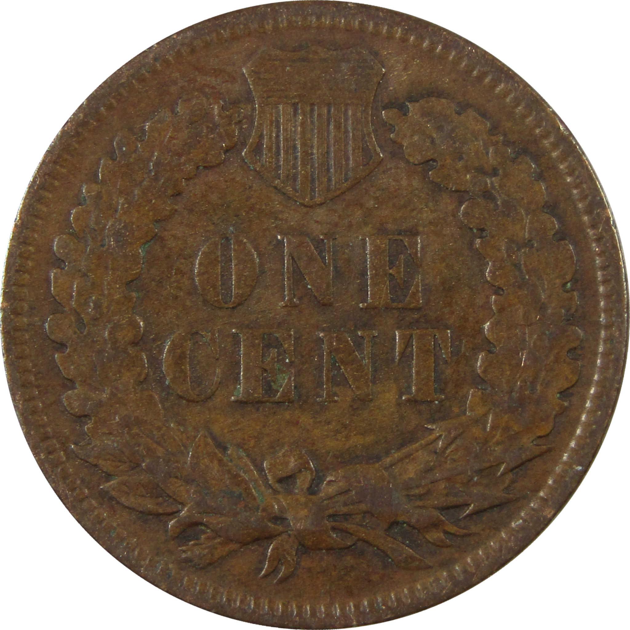 1905 Indian Head Cent F Fine Penny 1c Coin SKU:I27057
