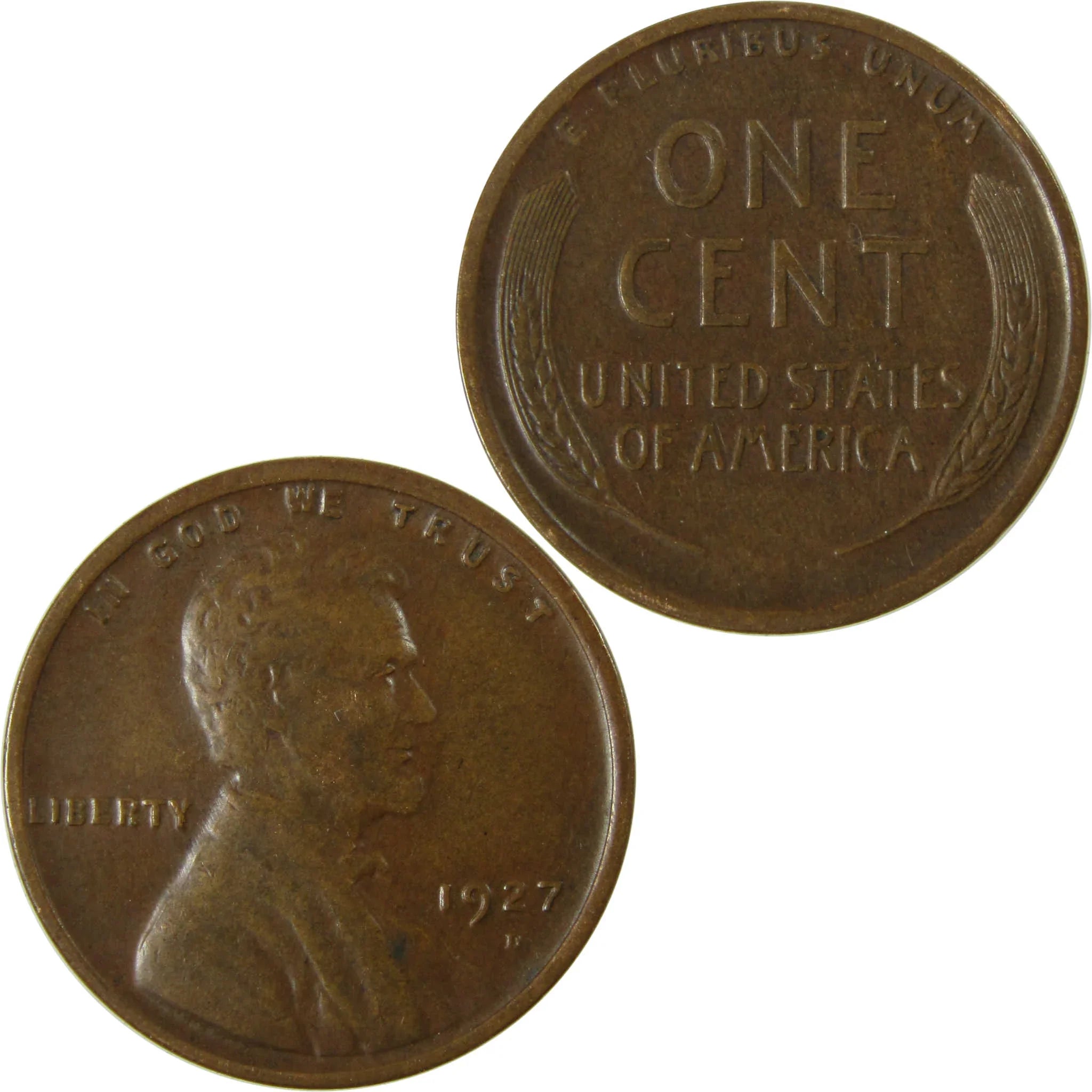1927 D Lincoln Wheat Cent VF Very Fine Penny 1c Coin SKU:I26647