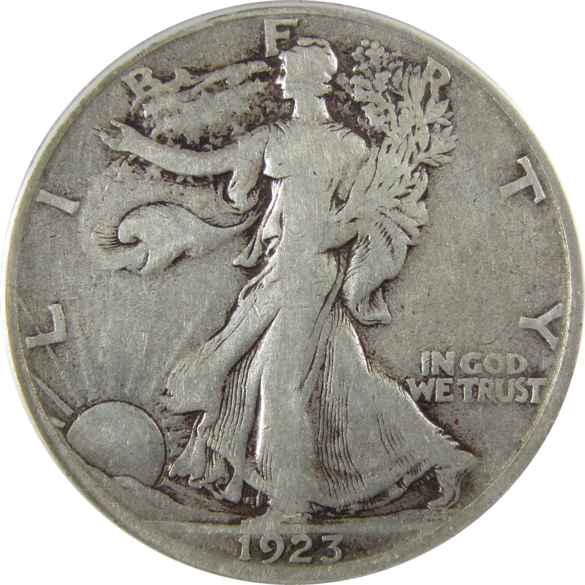 1923 S Liberty Walking Silver Half Dollar VG 10 ANACS SKU:I28044