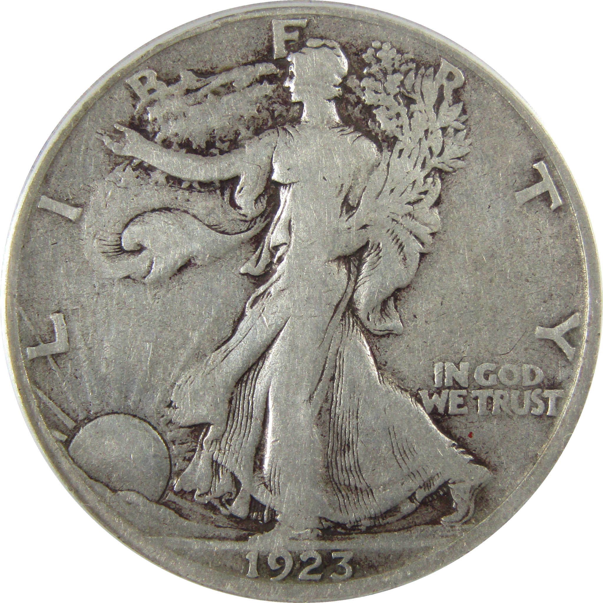 1923 S Liberty Walking Silver Half Dollar VG 10 ANACS SKU:I28044
