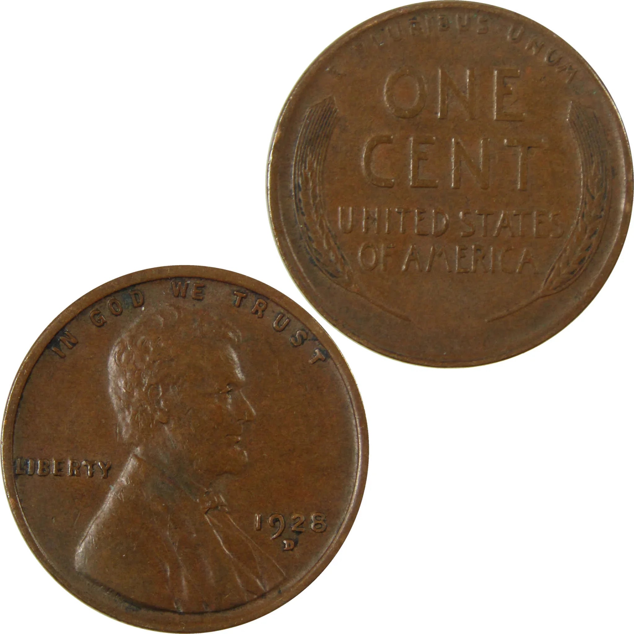 1928 D Lincoln Wheat Cent VF Very Fine Penny 1c Coin SKU:I27617