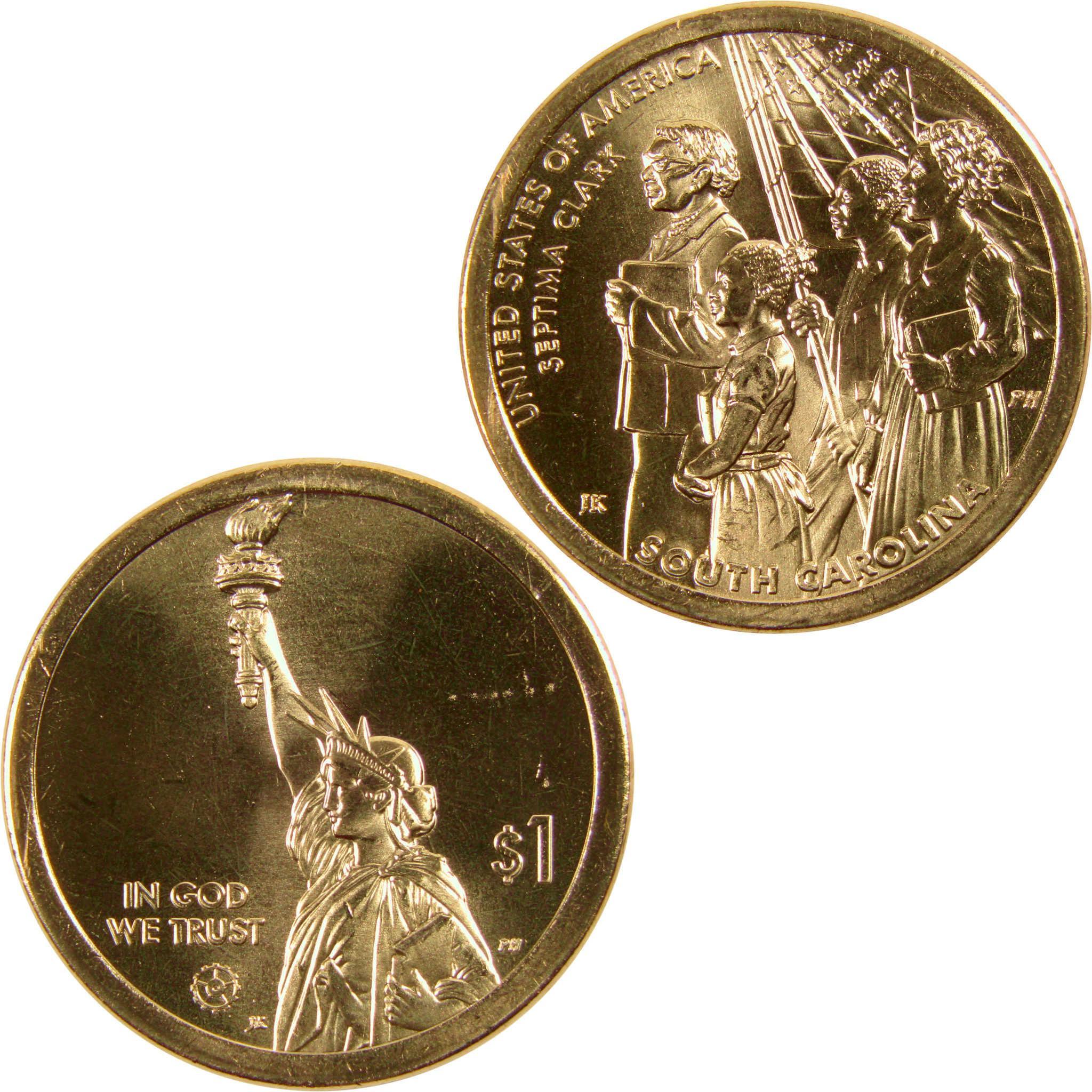 2020 P Septima Clark American Innovation Dollar BU Uncirculated $1