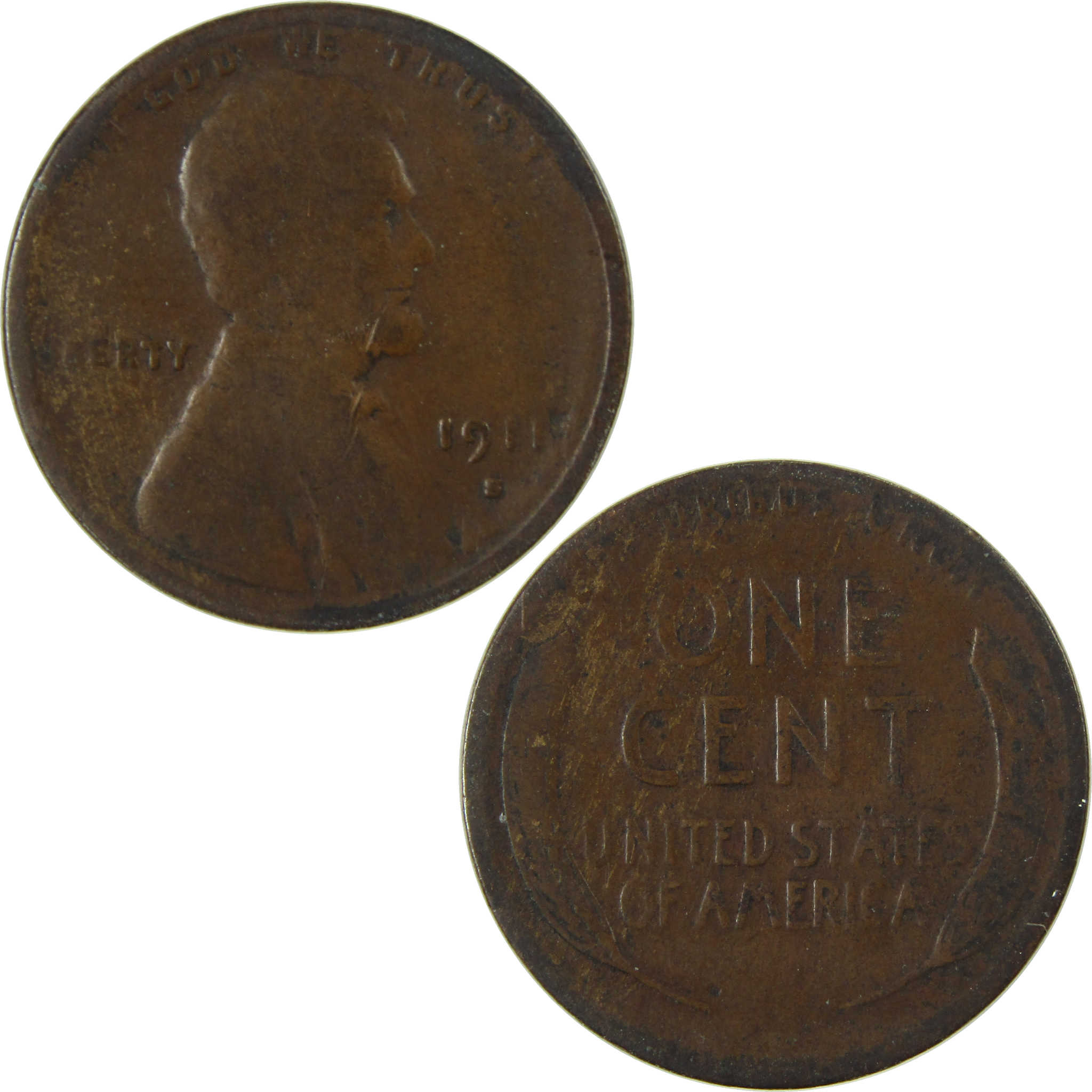 1911 S Lincoln Wheat Cent AG About Good Penny 1c Coin SKU:I27663
