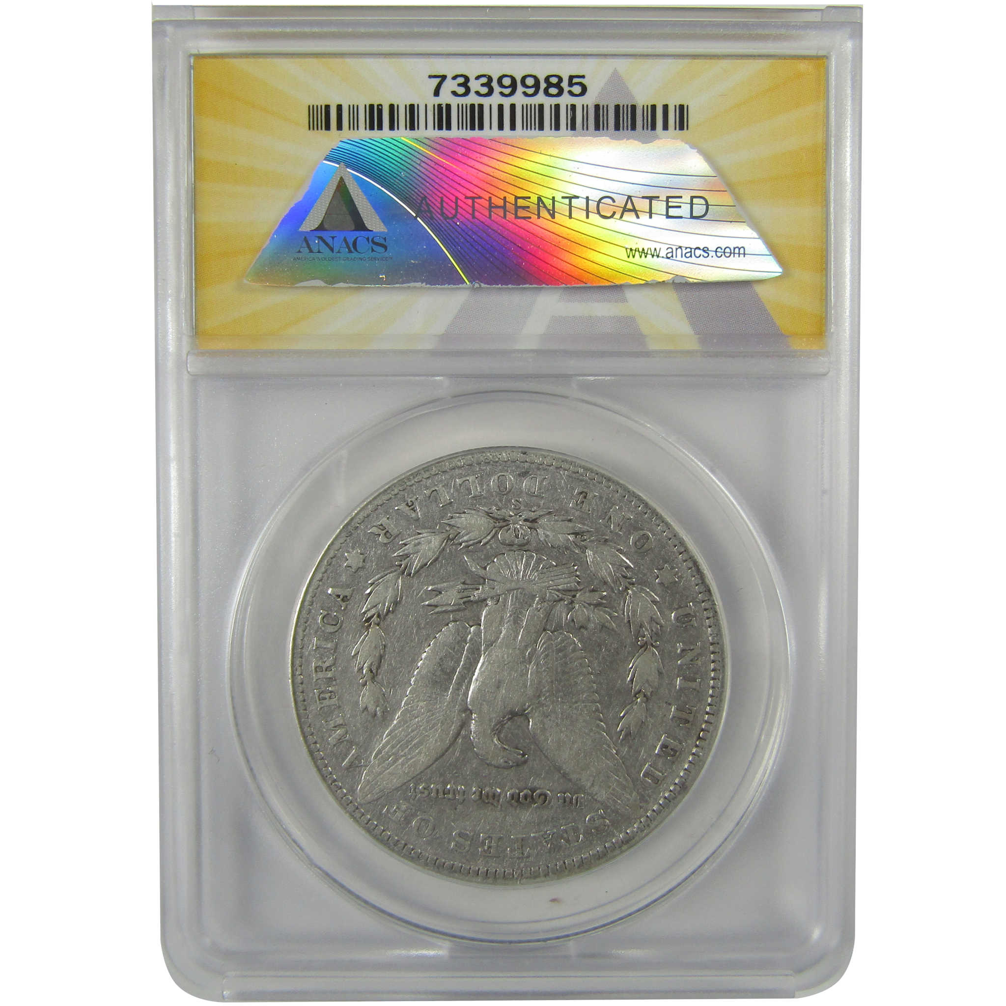 1902 S Morgan Dollar VG 8 Details ANACS Silver $1 Coin SKU:I21664 - Morgan coin - Morgan silver dollar - Morgan silver dollar for sale - Profile Coins & Collectibles