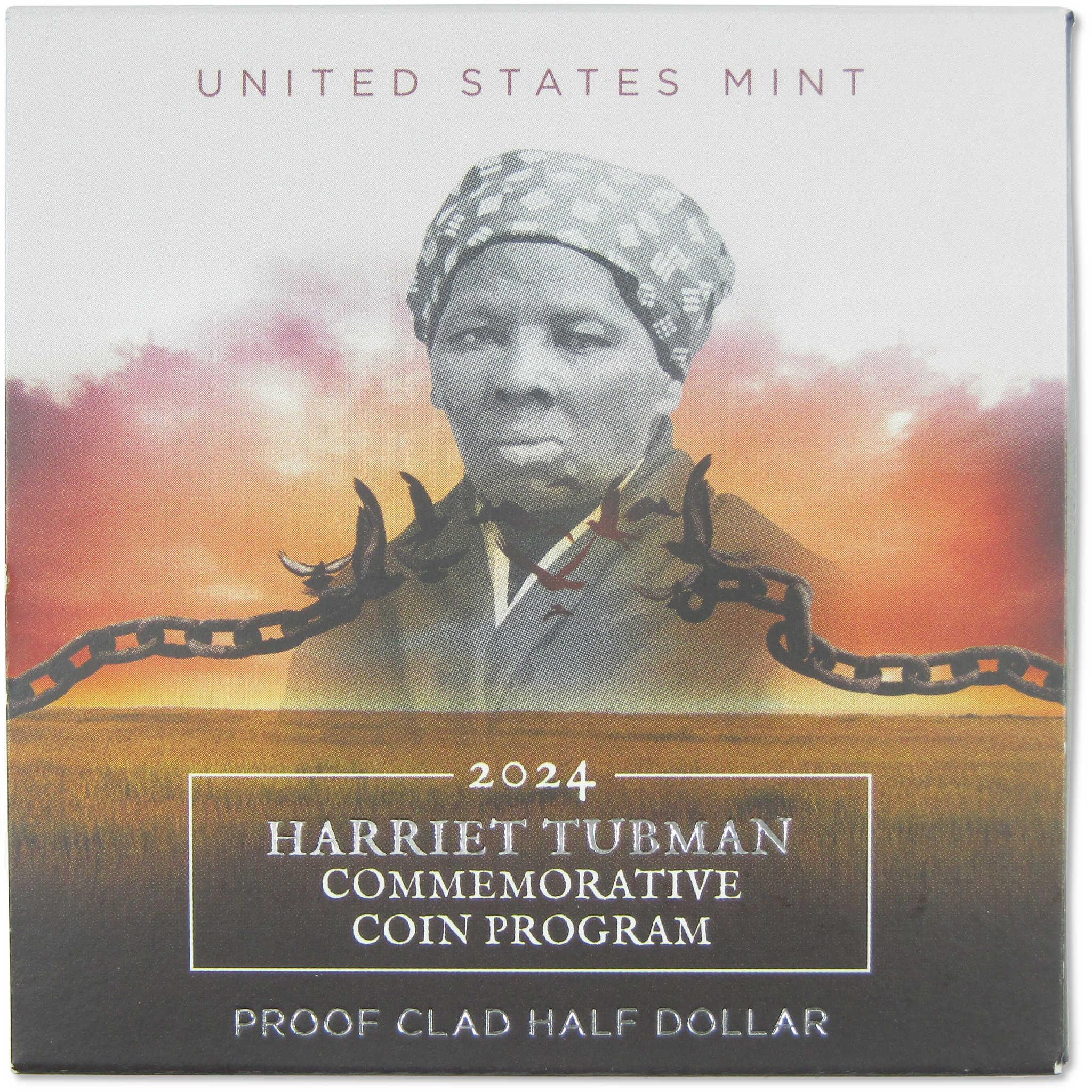 2024 S Harriet Tubman Commemorative Half Dollar Clad Proof OGP COA