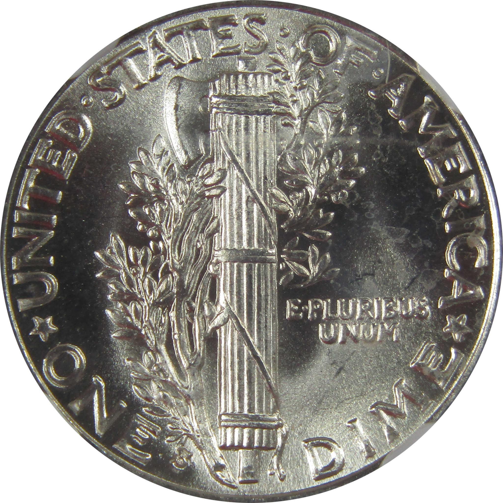 1937 S Mercury Dime MS 66 FB NGC Silver Uncirculated SKU:I23200