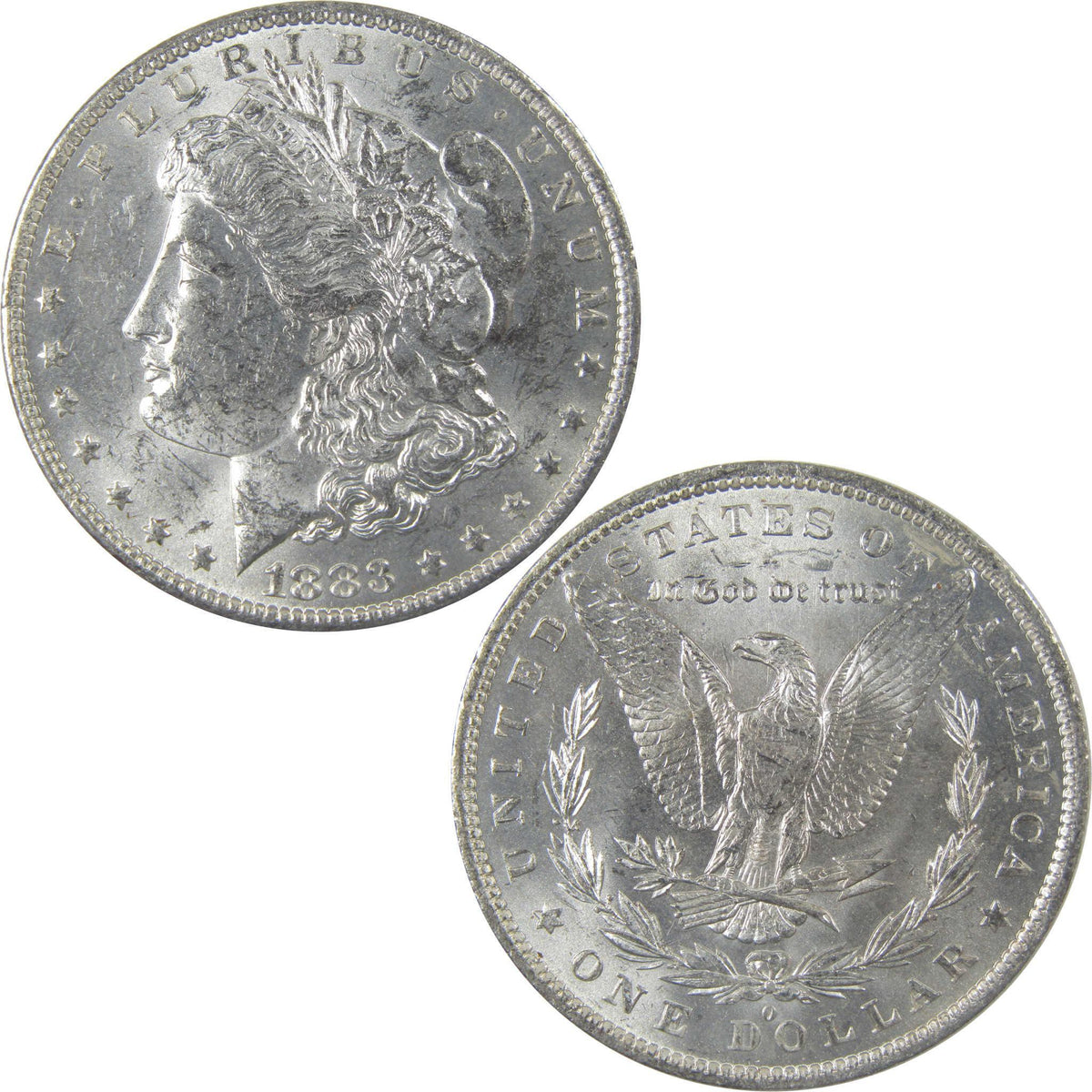1883 O Morgan Silver Dollar Uncirculated Mint State Toned SKU:I24865
