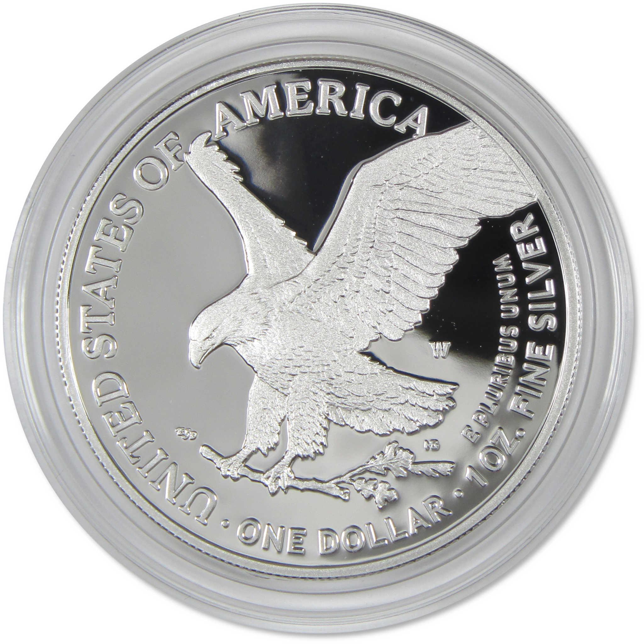 2025 W American Silver Eagle Choice Proof Bullion $1 Coin OGP COA