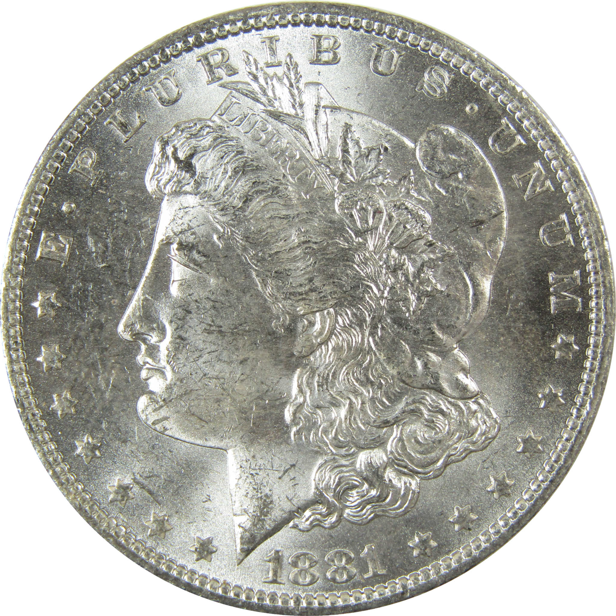 1881 O Morgan Silver Dollar Uncirculated Mint State $1 Coin SKU:I27693