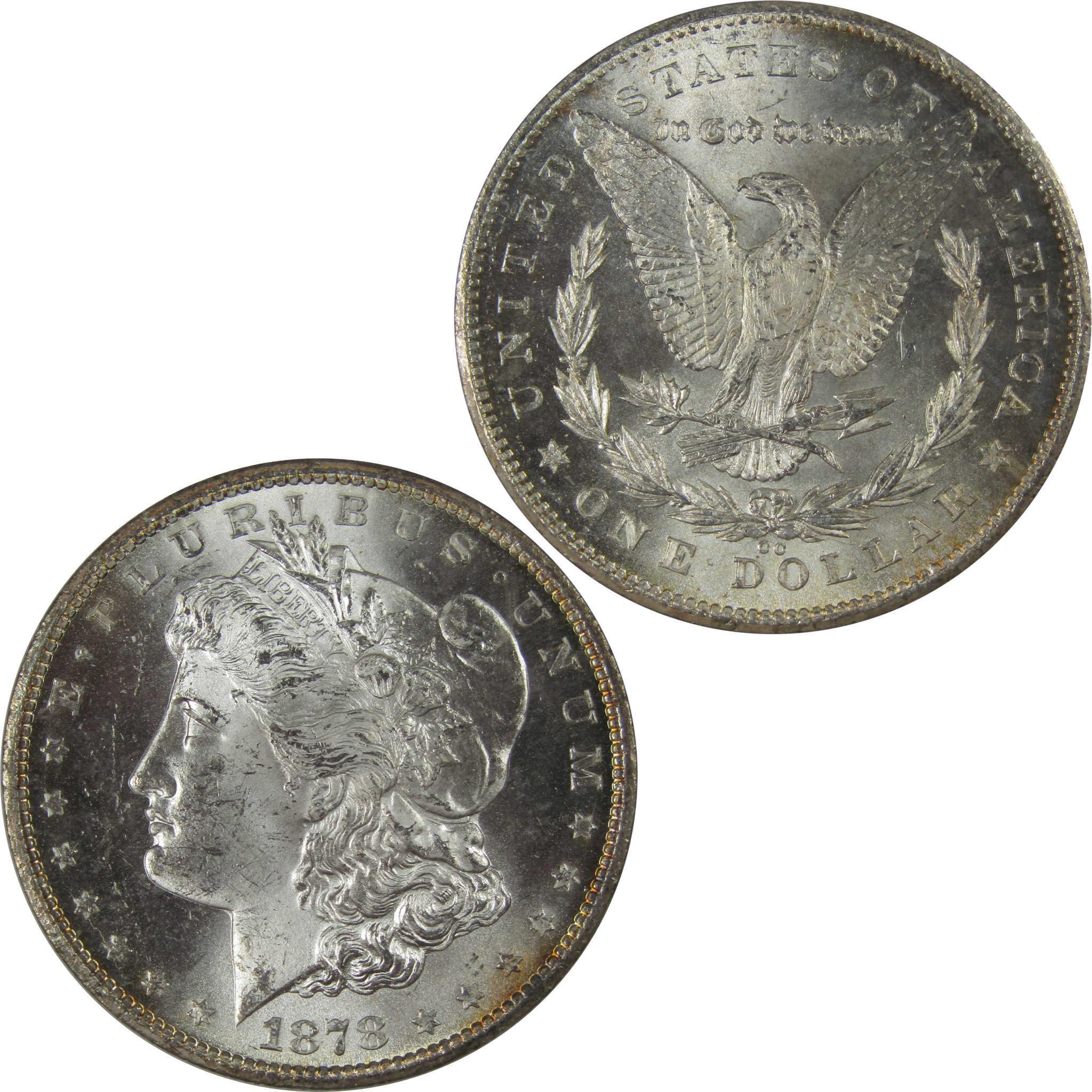 1878 CC Morgan Dollar Uncirculated Silver $1 Coin SKU:I22688 - Morgan coin - Morgan silver dollar - Morgan silver dollar for sale - Profile Coins & Collectibles