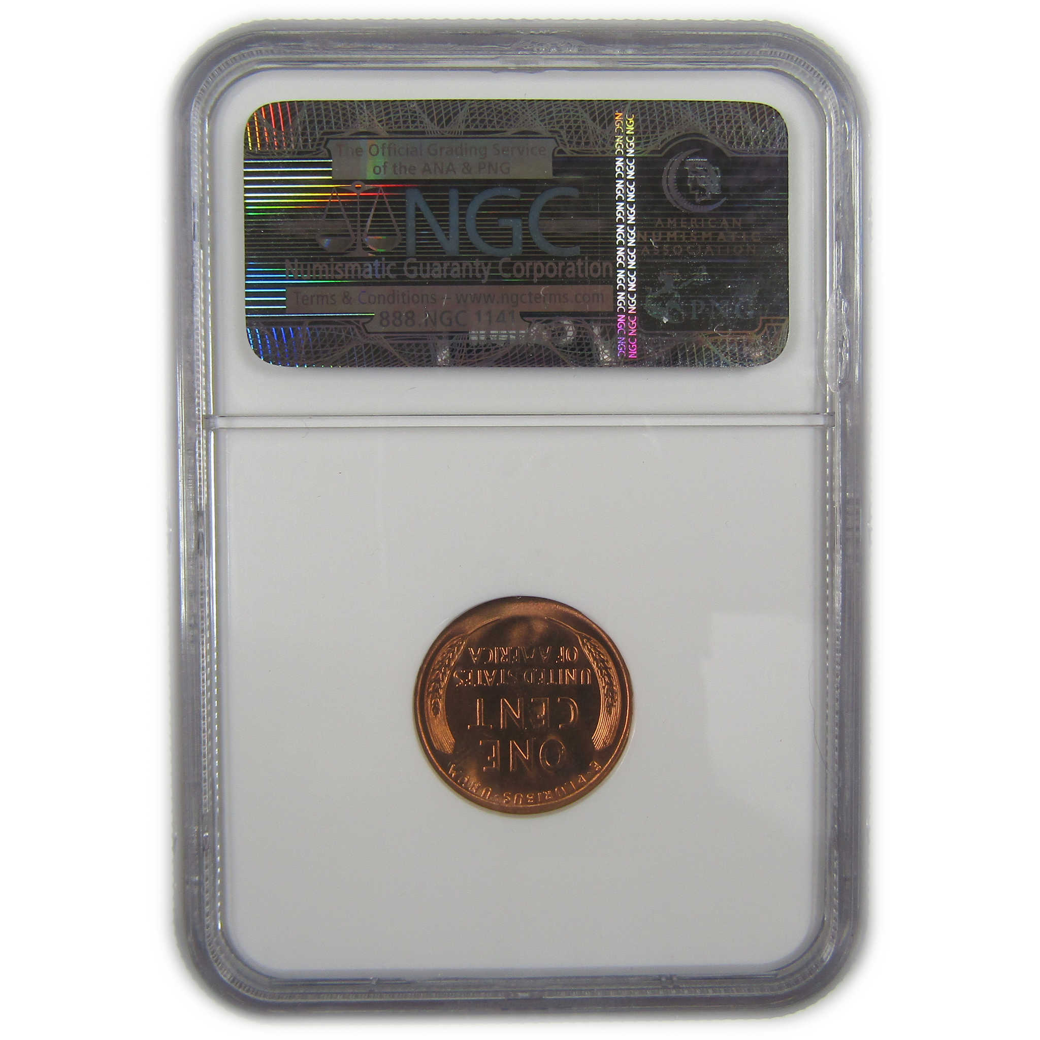 1955 S Lincoln Wheat Cent MS 67 RD NGC Penny Uncirculated SKU:CPC0635