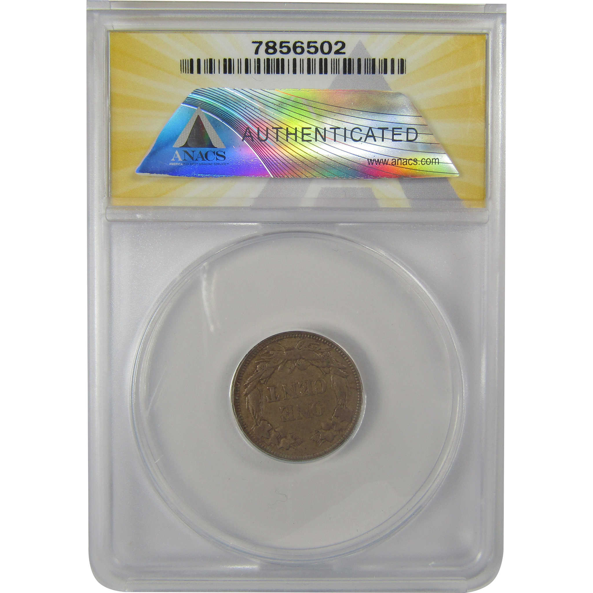 1858 Large Letters Flying Eagle Cent EF 45 ANACS Penny SKU:I21981