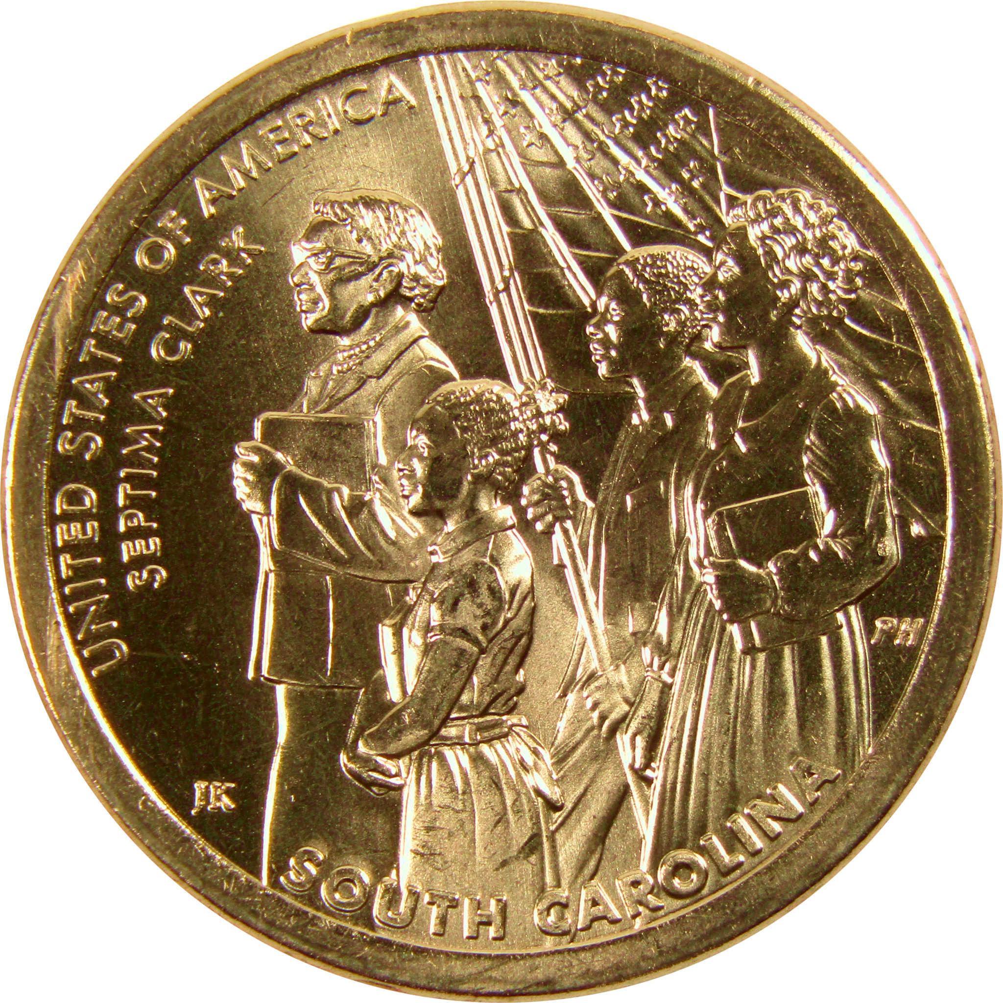 2020 P Septima Clark American Innovation Dollar BU Uncirculated $1