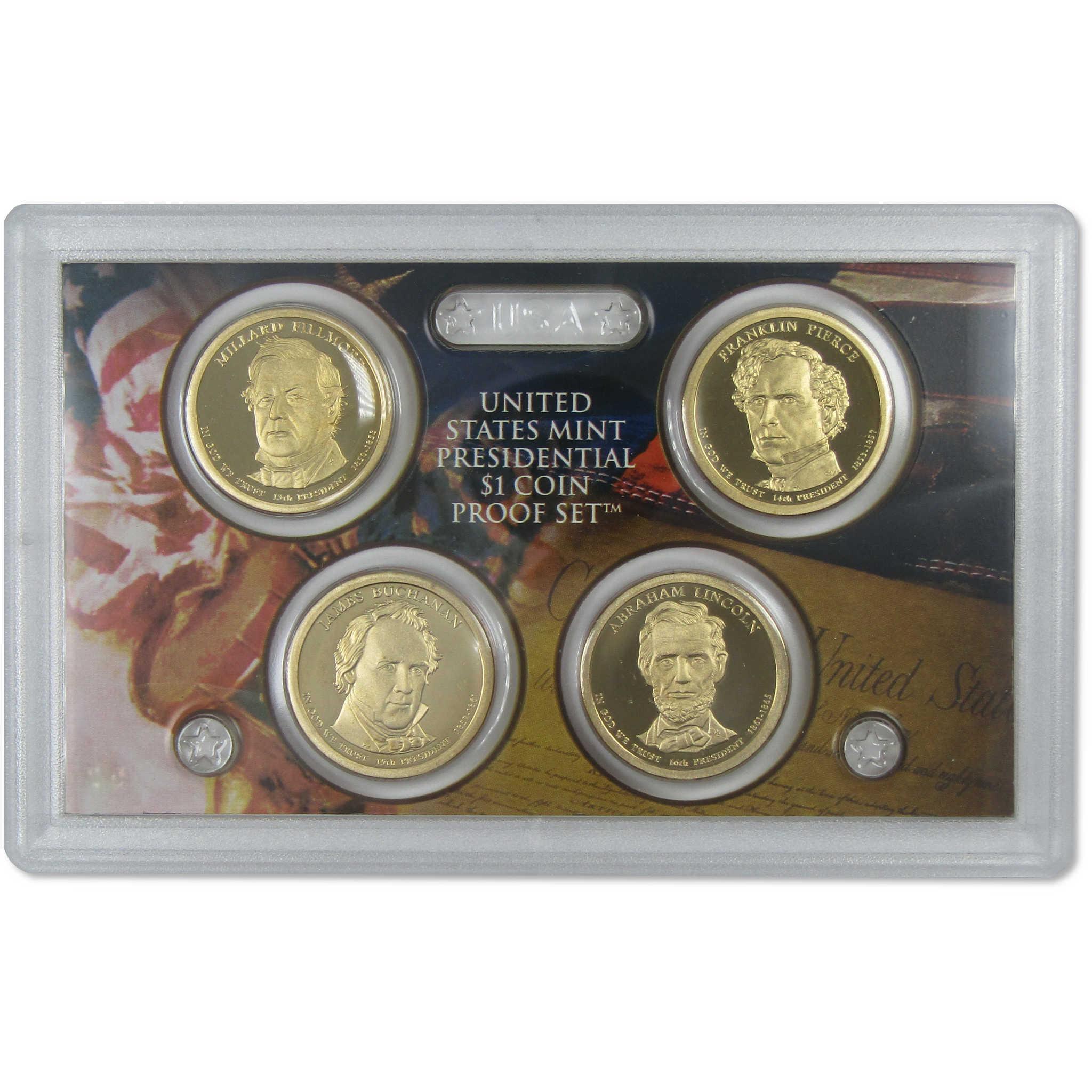 2010 Presidential Dollar Proof Set U.S. Mint Packaging OGP COA