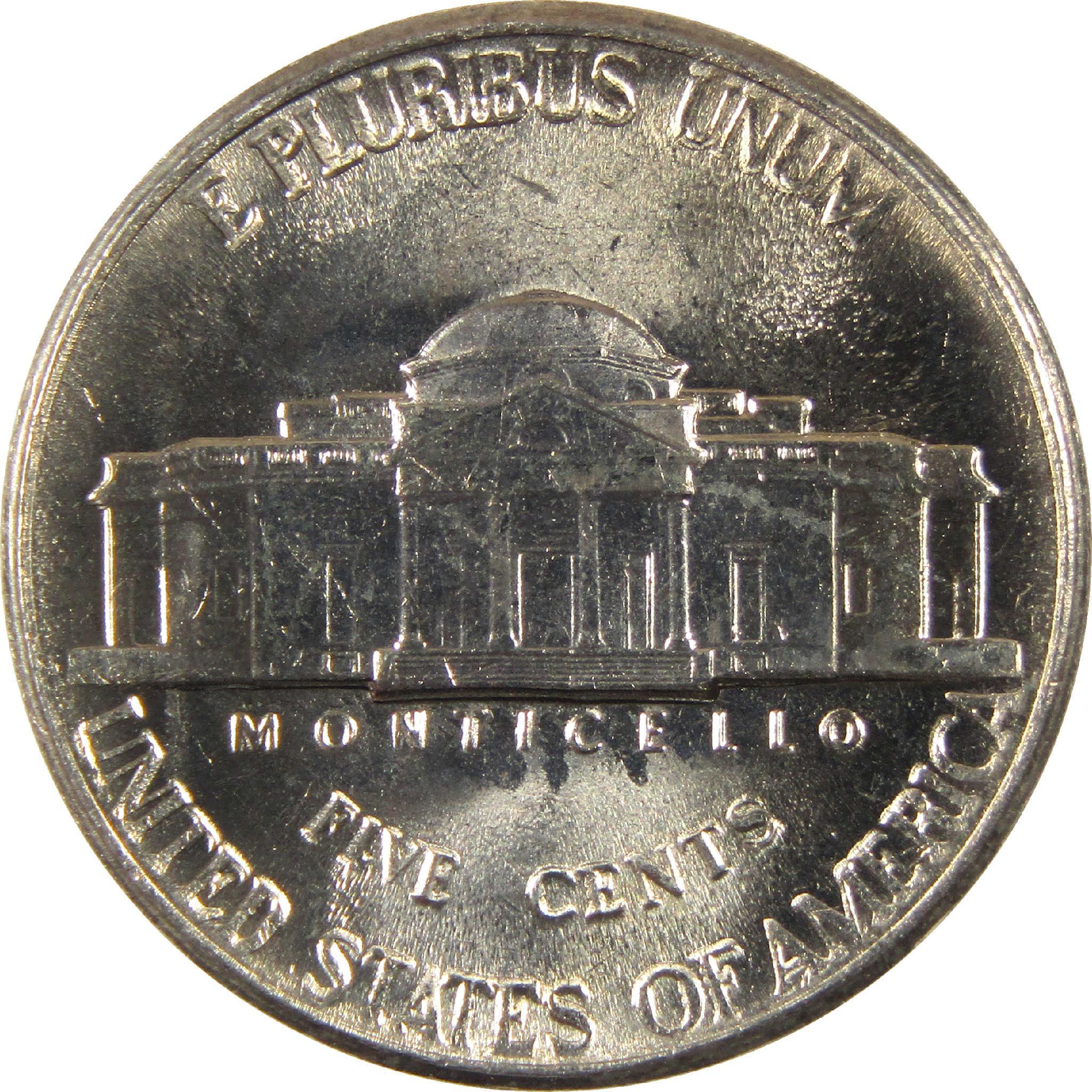 1992 P Jefferson Nickel Uncirculated 5c Coin
