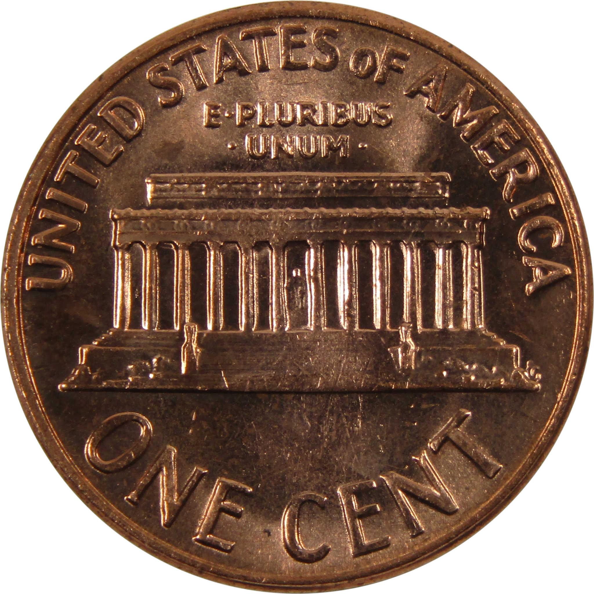 1969 D Lincoln Memorial Cent BU Uncirculated Penny 1c Coin