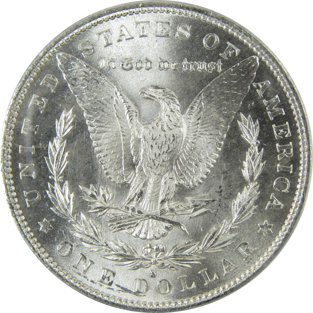 1879 S Rev 79 Morgan Silver Dollar MS 62 ANACS Uncirculated SKU:CP607 - Morgan coin - Morgan silver dollar - Morgan silver dollar for sale - Profile Coins & Collectibles