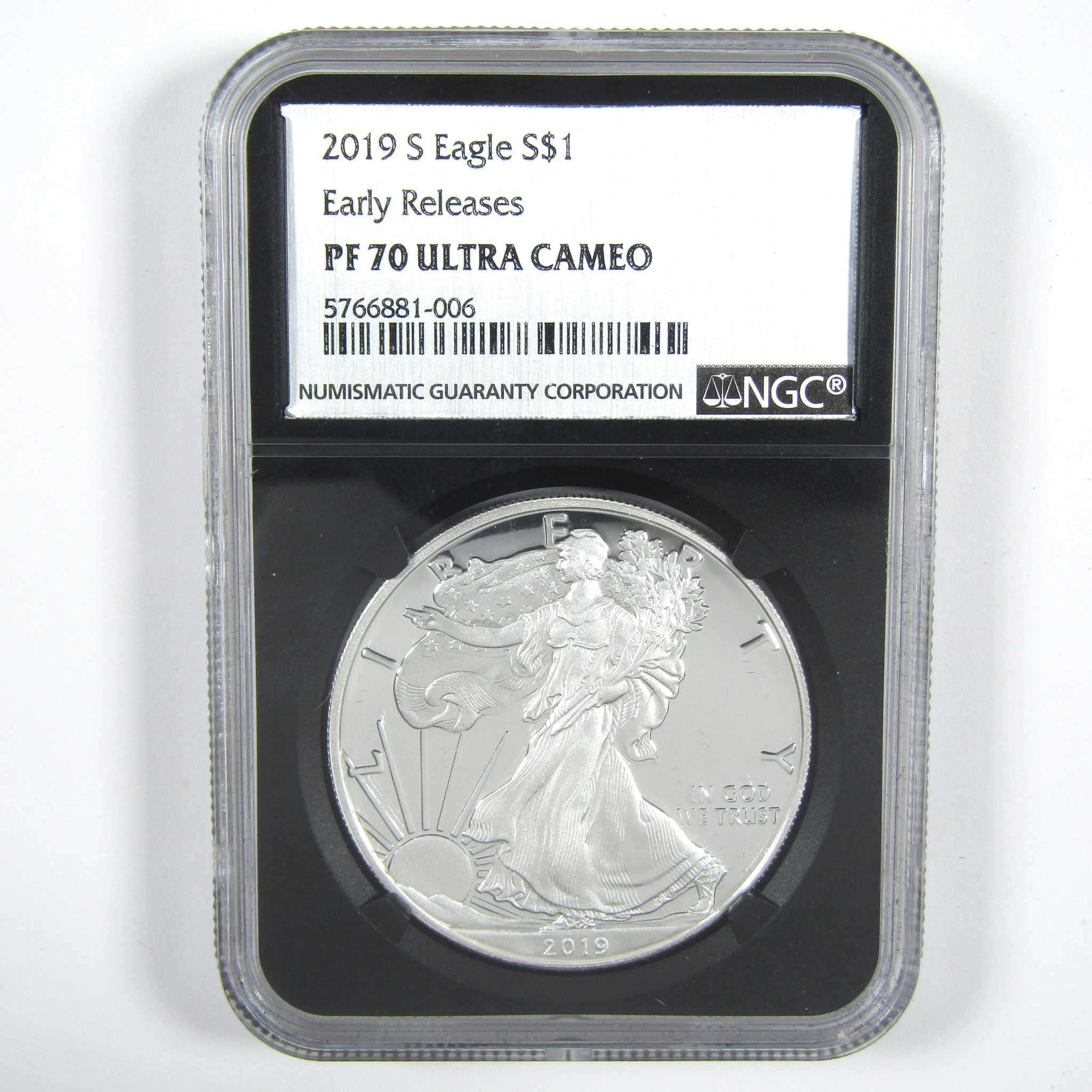 2019 S American Silver Eagle PF 70 UCAM NGC Early Releases SKU:CPC6868