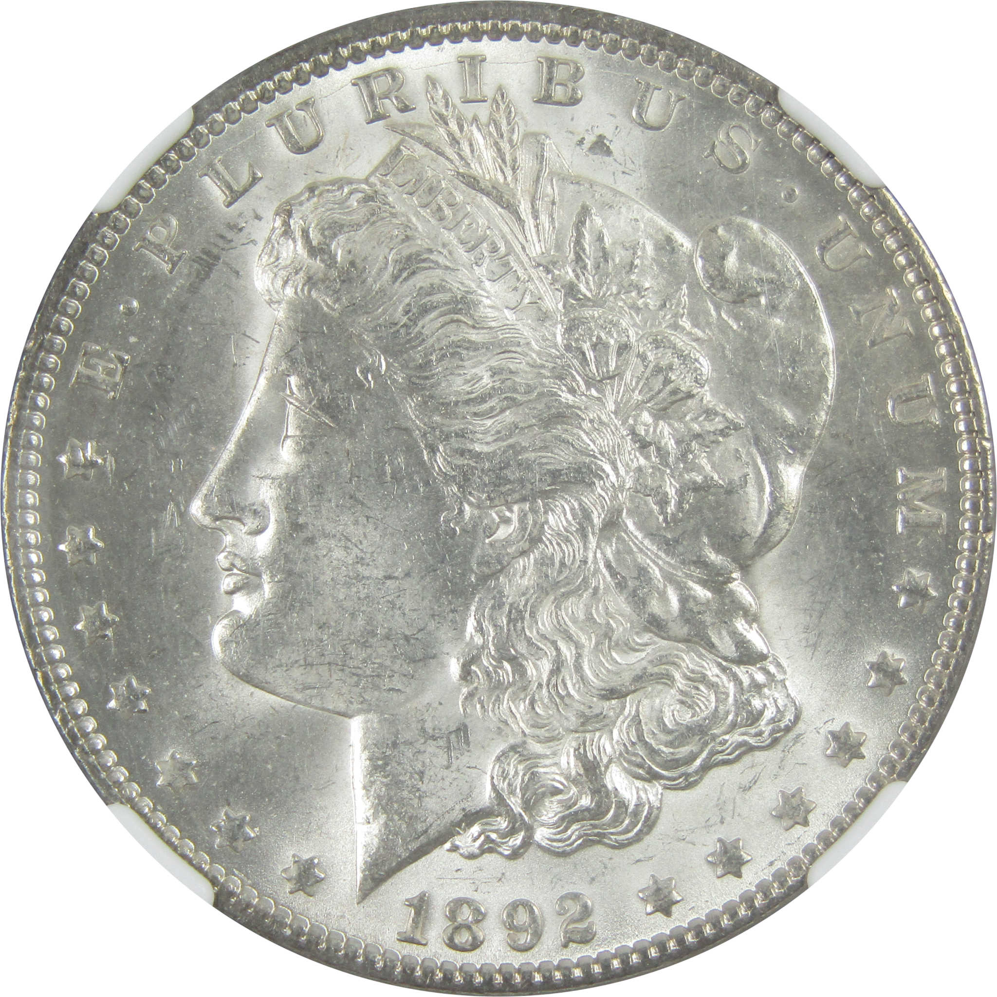 1892 Morgan Dollar MS 63 NGC Silver $1 Uncirculated Coin SKU:I14609 - Morgan coin - Morgan silver dollar - Morgan silver dollar for sale - Profile Coins & Collectibles