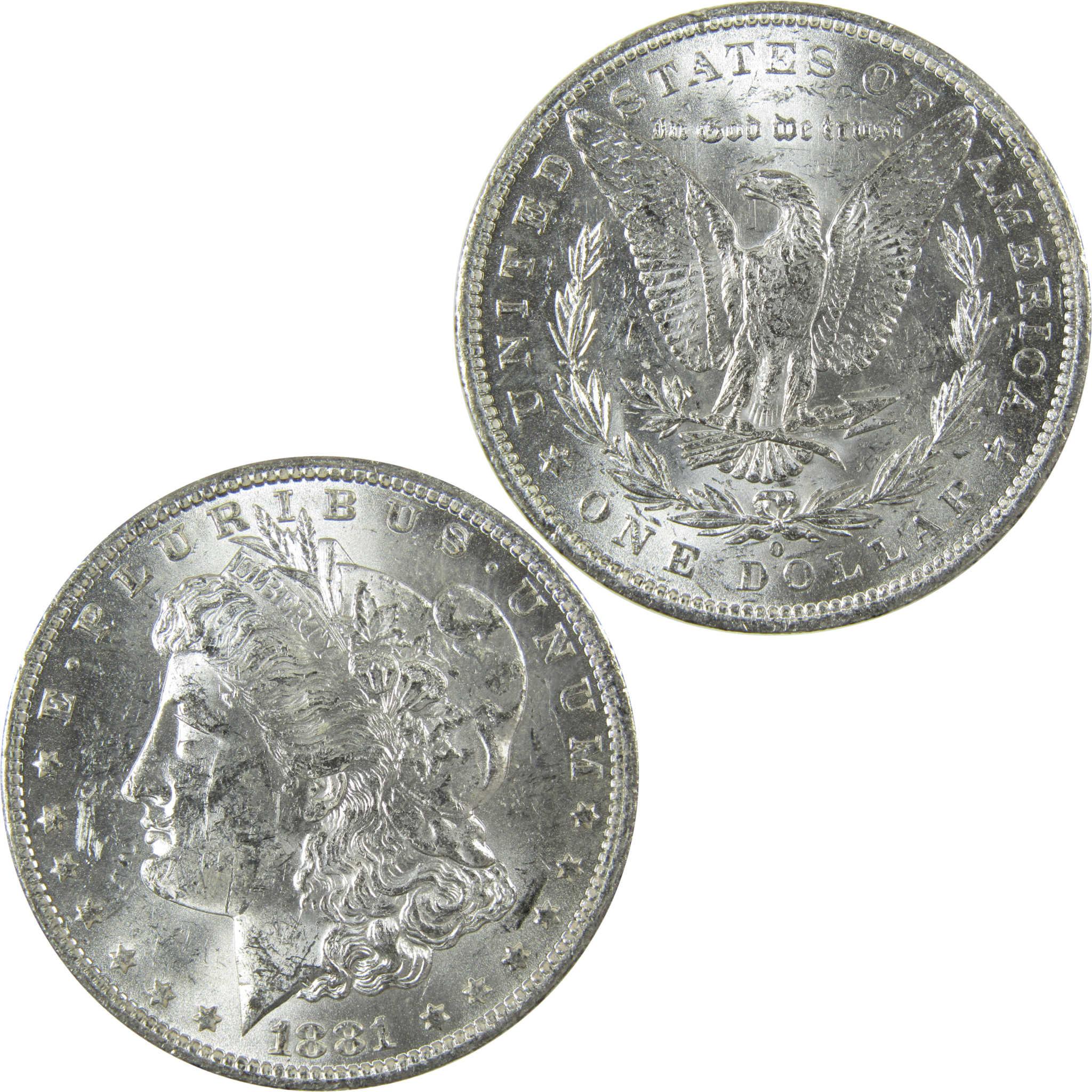 1881 O Morgan Silver Dollar Uncirculated Mint State $1 Coin SKU:I27695 - Morgan coin - Morgan silver dollar - Morgan silver dollar for sale - Profile Coins & Collectibles