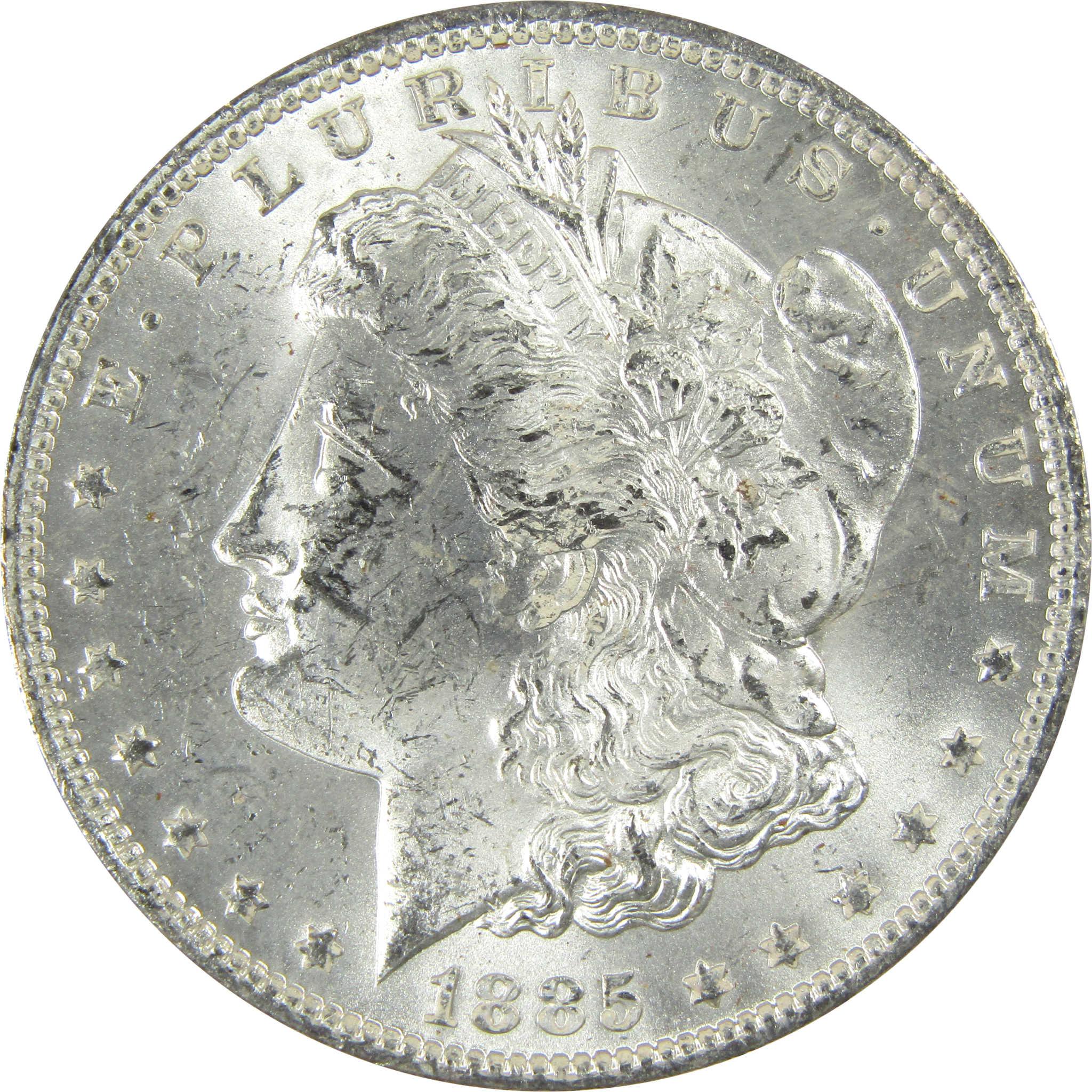 1885 O Morgan Silver Dollar Uncirculated Mint State $1 Coin SKU:I27468 - Morgan coin - Morgan silver dollar - Morgan silver dollar for sale - Profile Coins & Collectibles