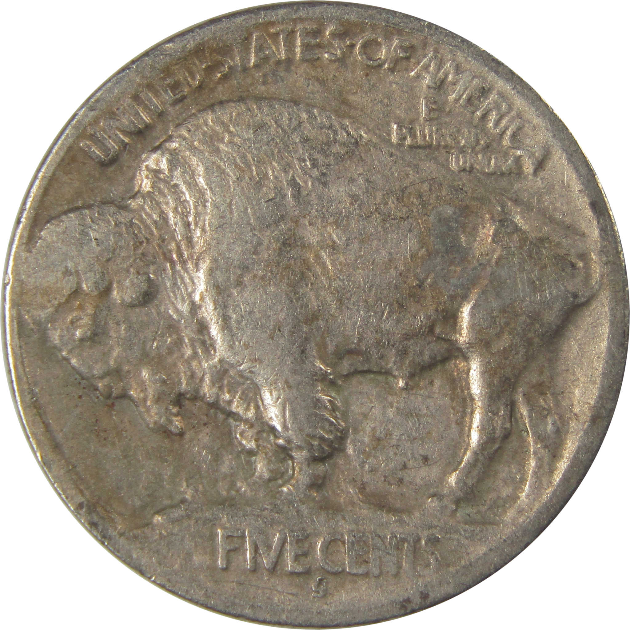 1913 S Type 1 Indian Head Buffalo Nickel F Fine Details SKU:I22910