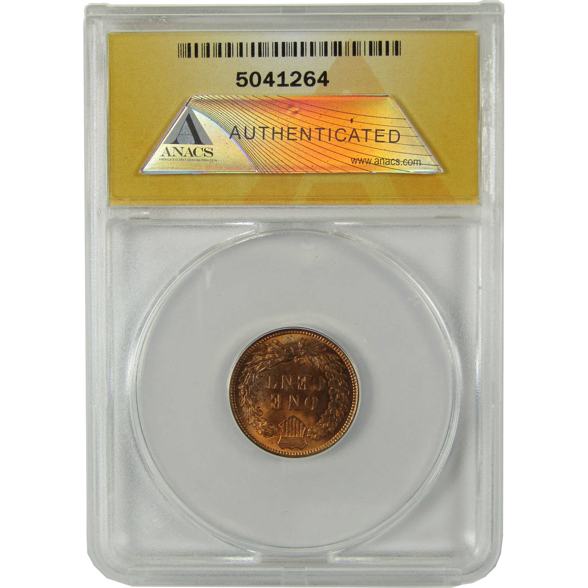 1906 Indian Head Cent MS 63 RB ANACS Uncirculated Penny SKU:I28415