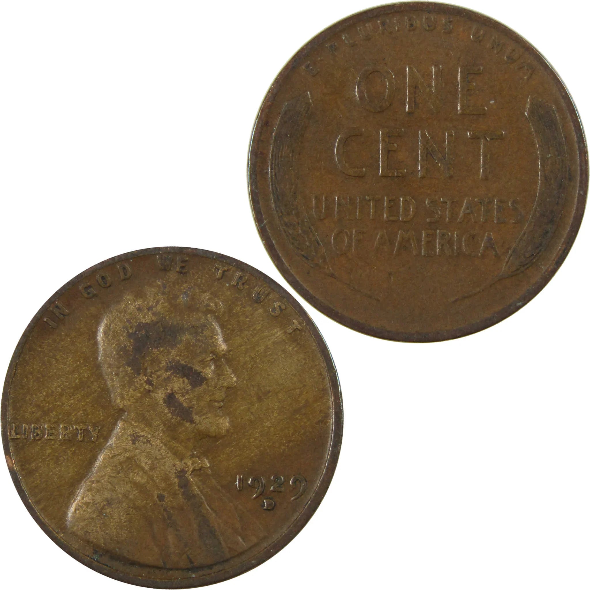 1929 D Lincoln Wheat Cent VG Very Good Penny 1c Coin SKU:I27205