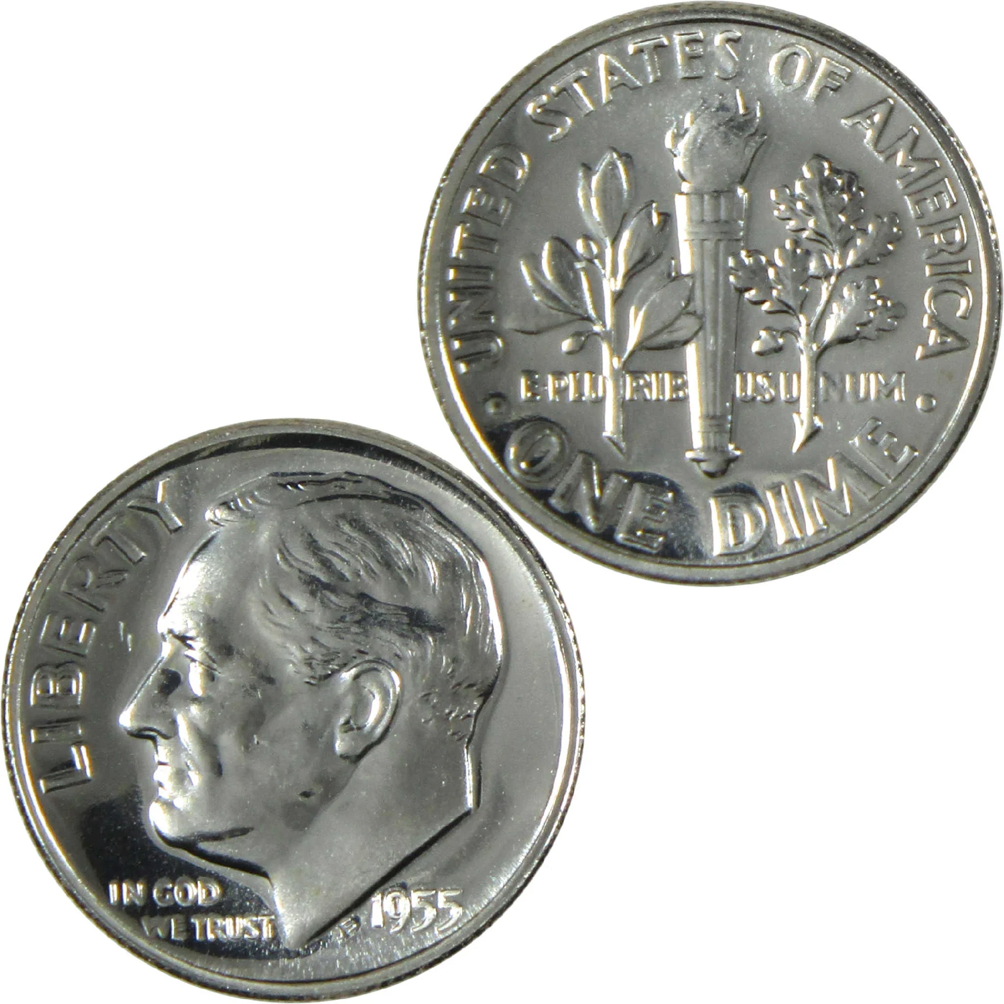 1955 Roosevelt Silver Dime Proof 10c Coin Collectible