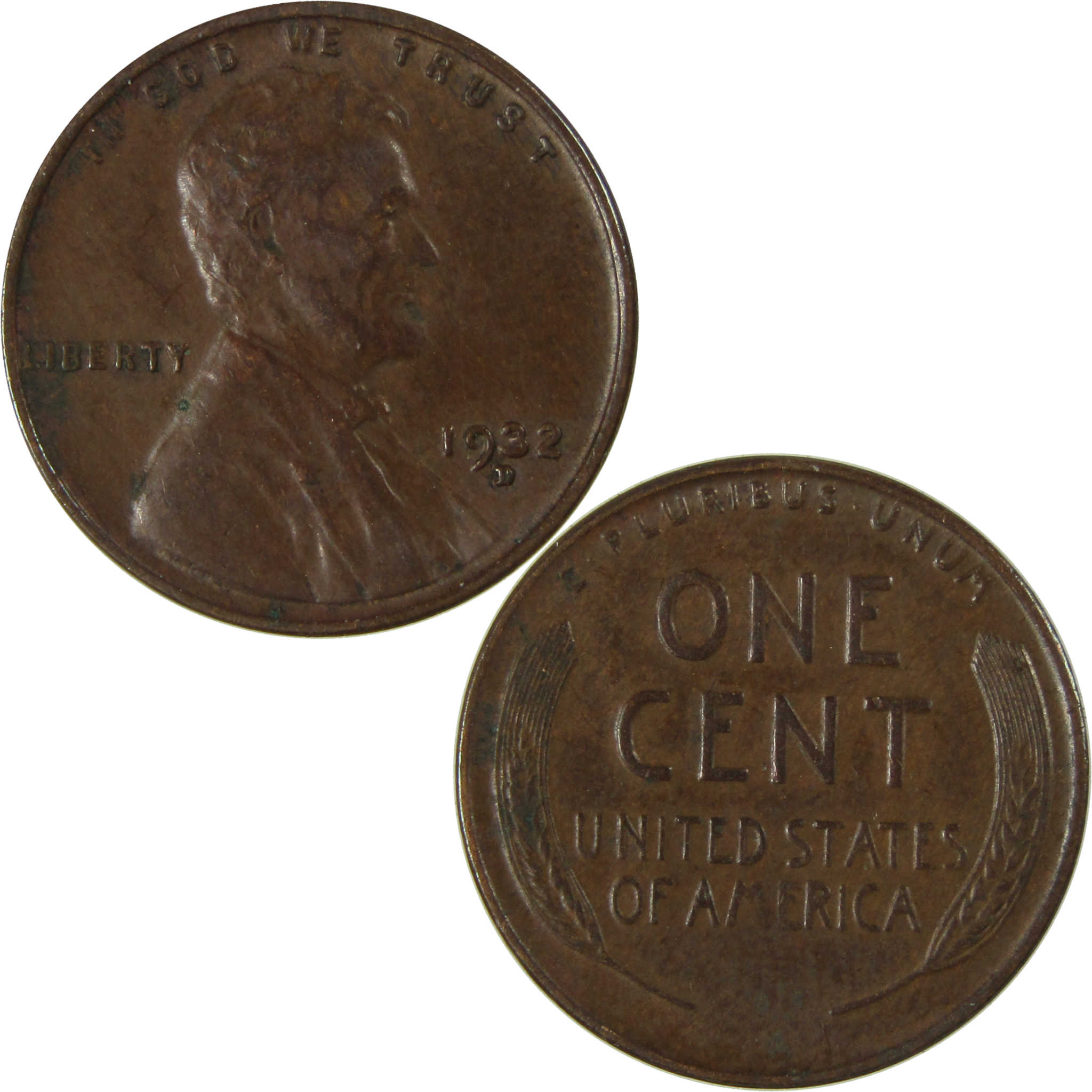 1932 D Lincoln Wheat Cent AU About Uncirculated Penny SKU:I26764