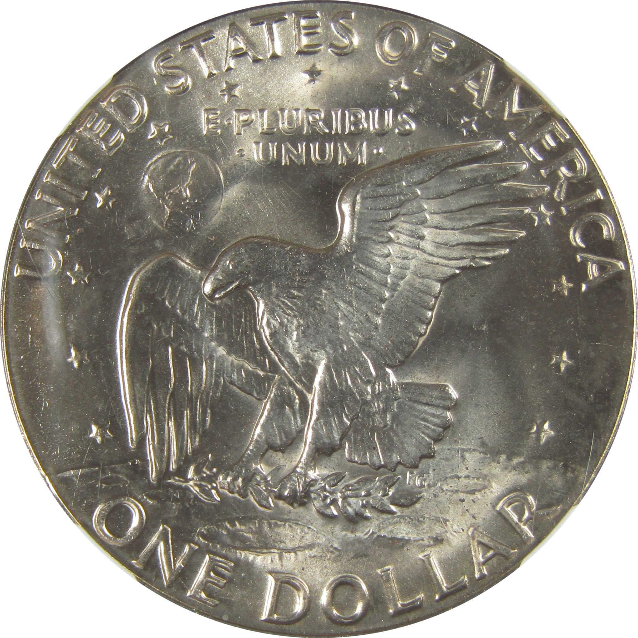 1977 D Eisenhower Clad Dollar MS 66 NGC IKE Uncirculated $1 Coin