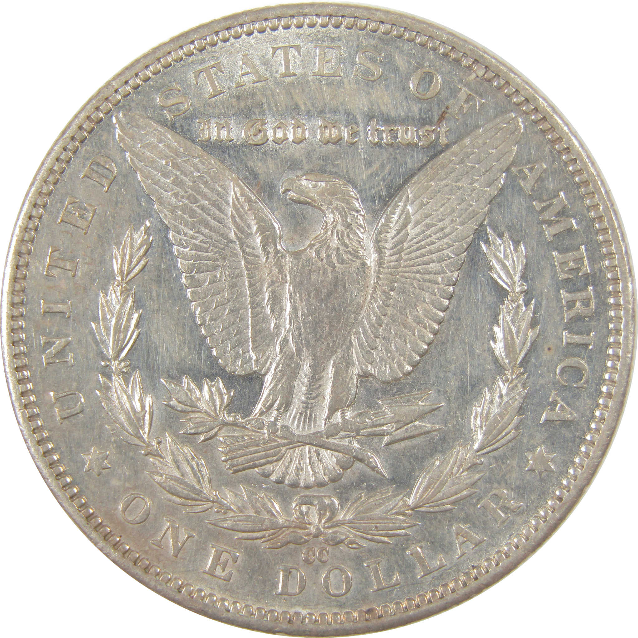 1891 CC Morgan Dollar AU About Uncirculated Silver $1 Coin SKU:I23429