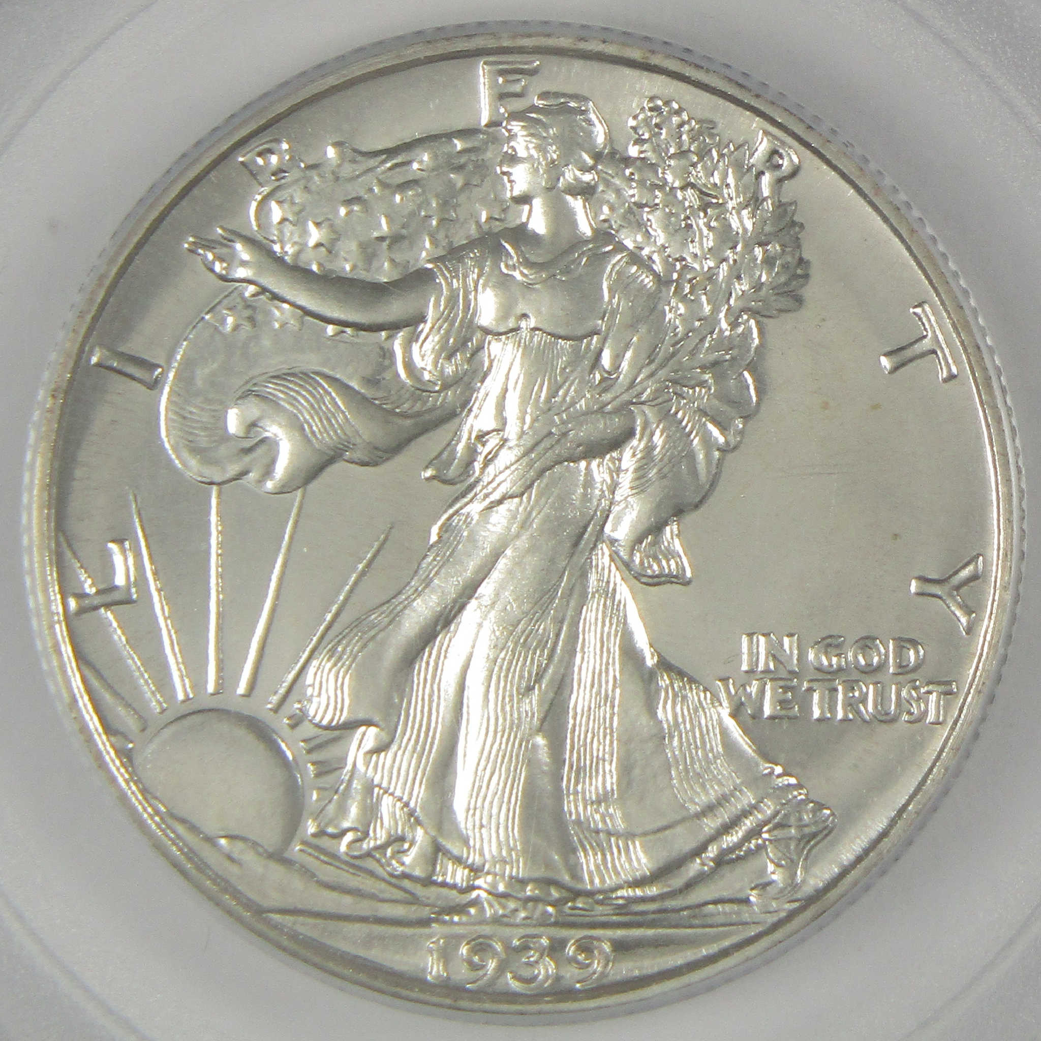 1939 Liberty Walking Half Dollar PR 66 PCGS CAC Silver Proof 50c Coin