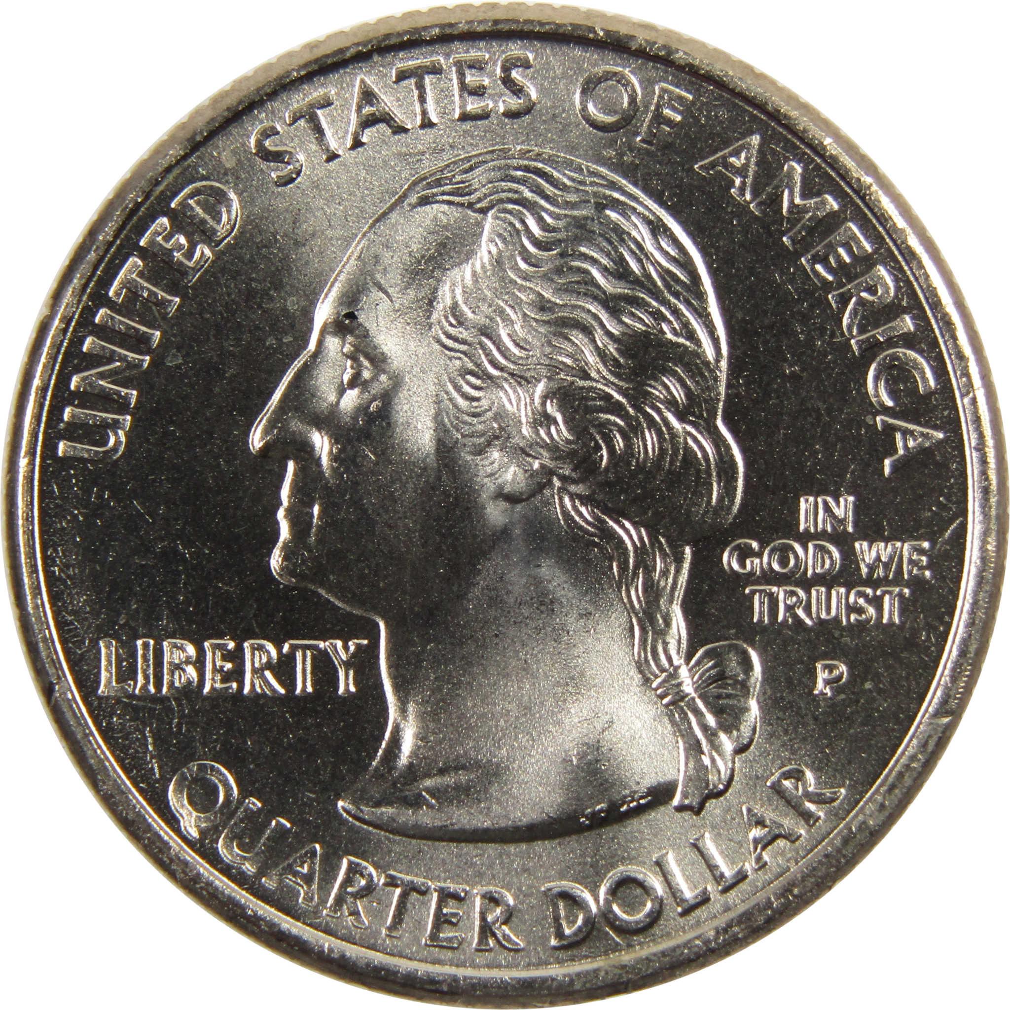 2002 P Ohio State Quarter BU Uncirculated Clad 25c Coin