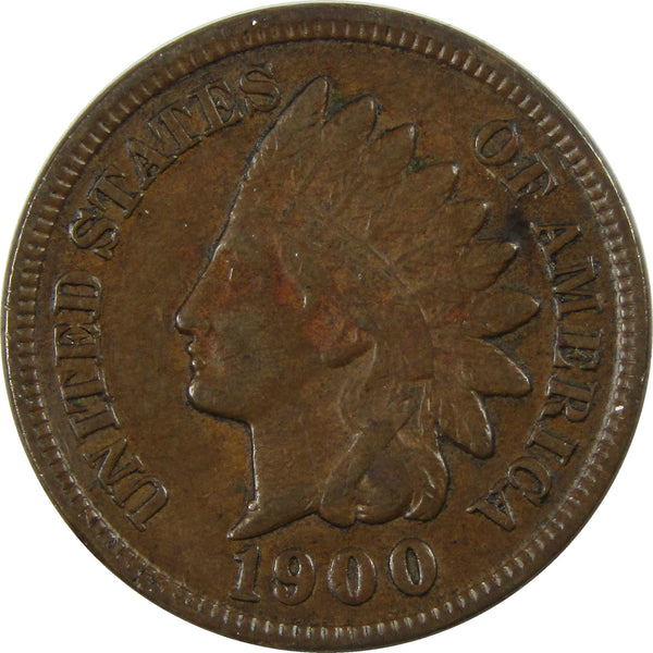 1900 Indian Head Cent XF EF Extremely Fine Penny 1c Coin SKU:I28639