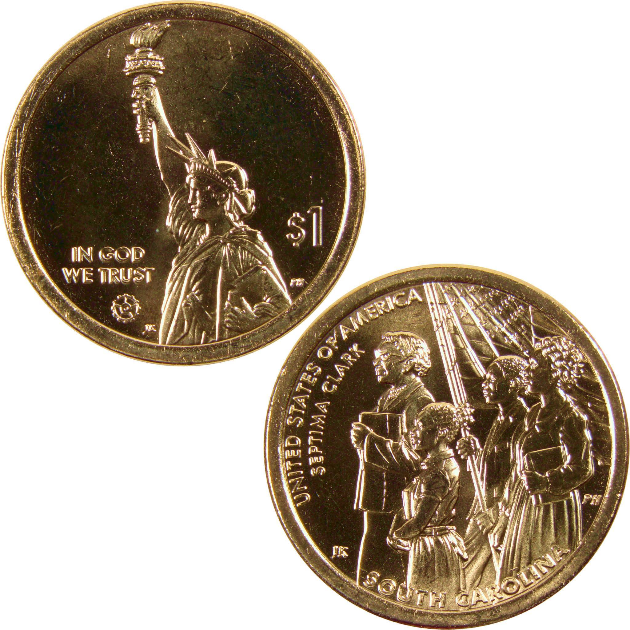 2020 D Septima Clark American Innovation Dollar BU Uncirculated $1