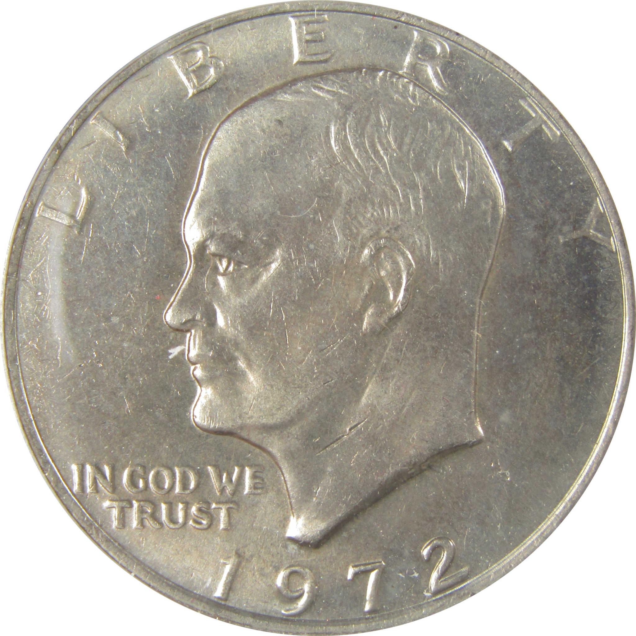 1972 Type 2 Reverse Eisenhower Dollar MS 64 ANACS Clad IKE SKU:I22980