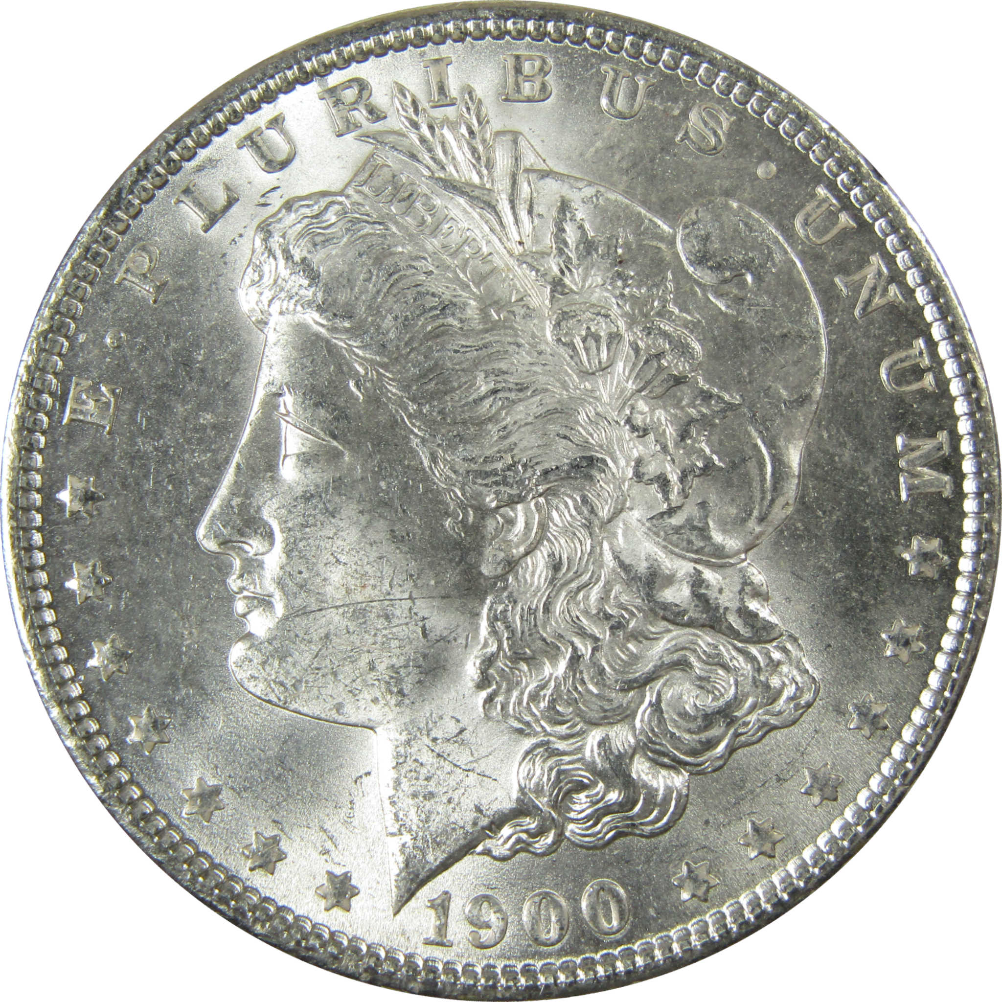 1900 Morgan Silver Dollar Uncirculated Mint State $1 Coin SKU:I27732