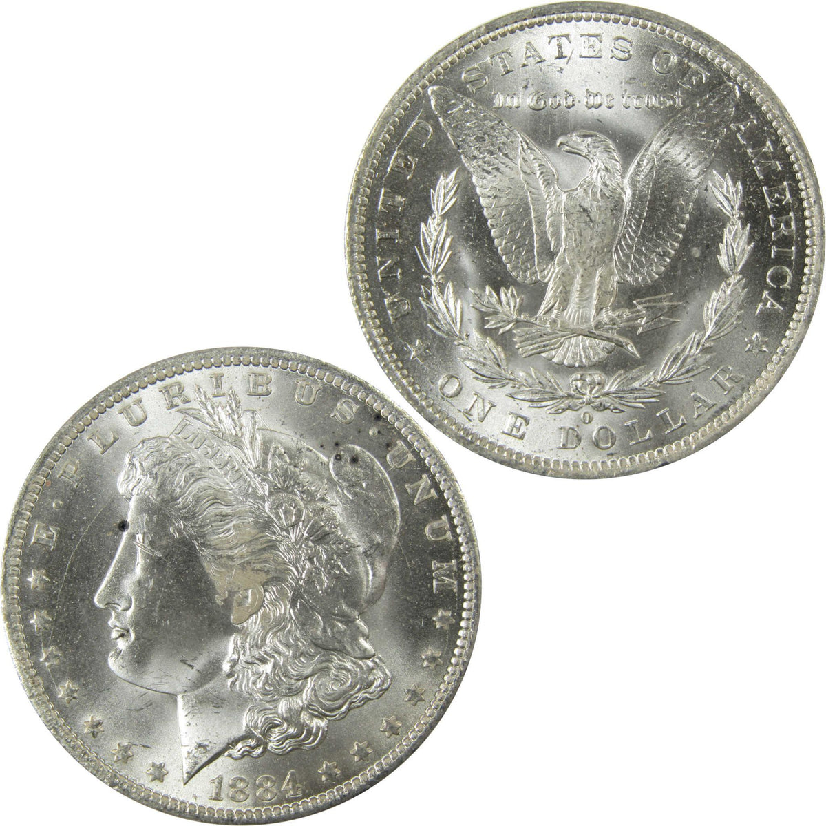 1884 O Morgan Silver Dollar Uncirculated Mint State $1 Coin SKU:I24517 - Morgan coin - Morgan silver dollar - Morgan silver dollar for sale - Profile Coins & Collectibles
