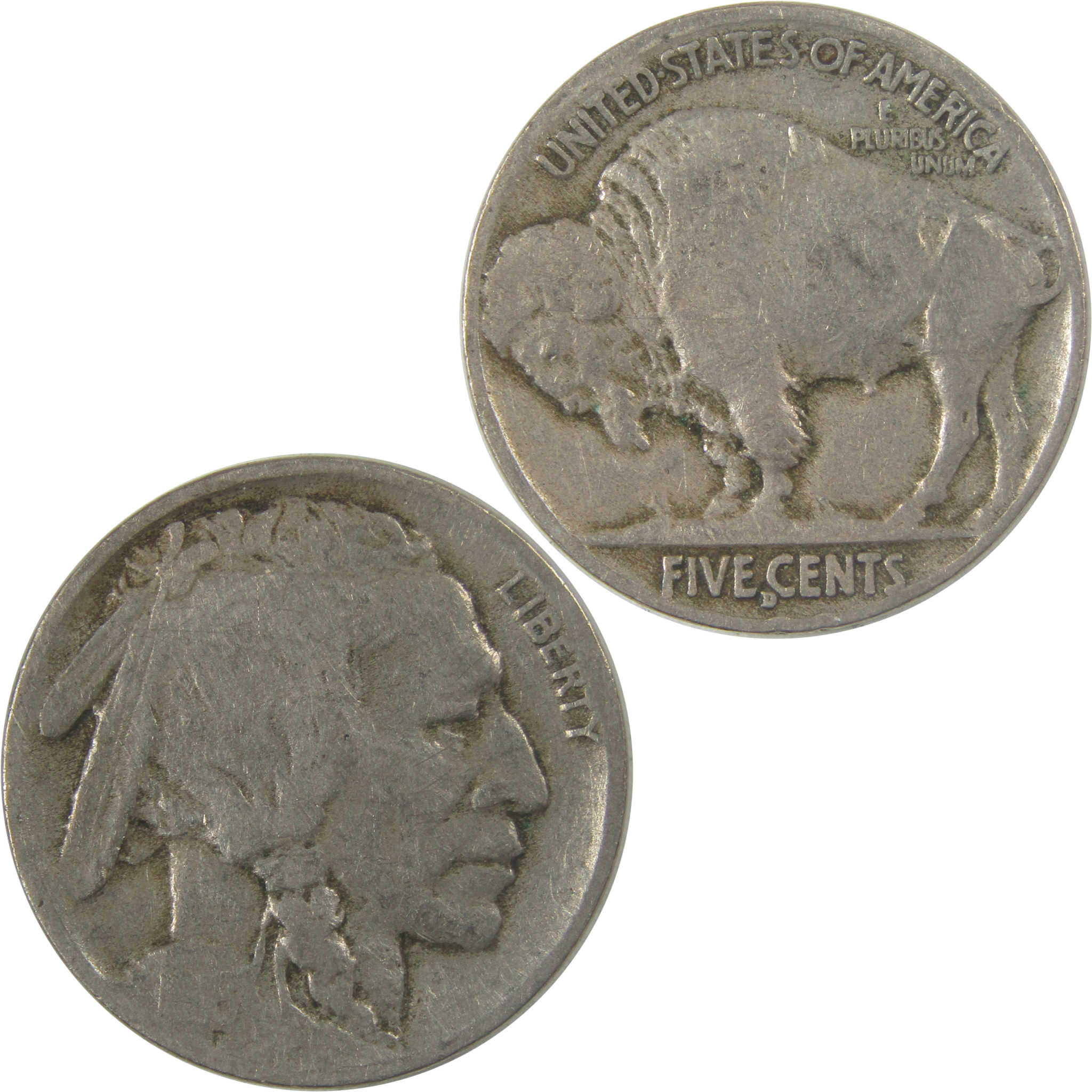 1916 D Indian Head Buffalo Nickel VG Very Good 5c Coin SKU:I24579