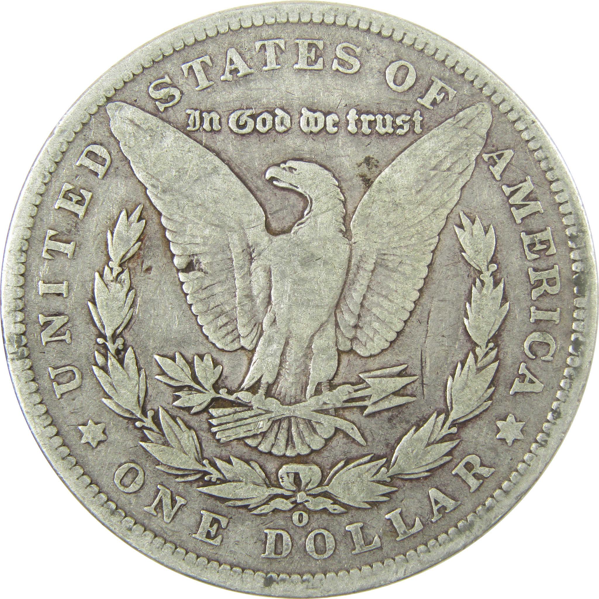 1894 O Morgan Silver Dollar VG Very Good $1 Coin SKU:I26713 - Morgan coin - Morgan silver dollar - Morgan silver dollar for sale - Profile Coins & Collectibles