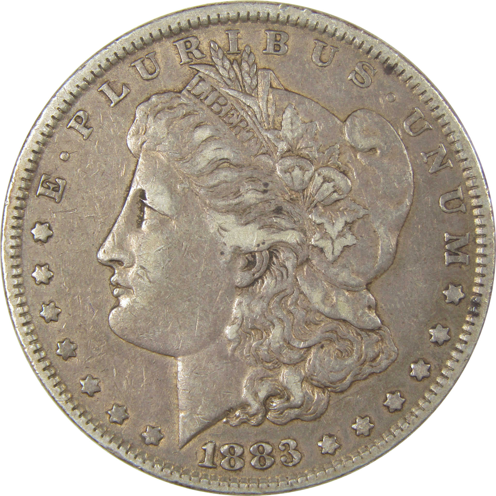 1883 Morgan Dollar VF Very Fine Silver $1 Coin SKU:CPC1010 - Morgan coin - Morgan silver dollar - Morgan silver dollar for sale - Profile Coins & Collectibles