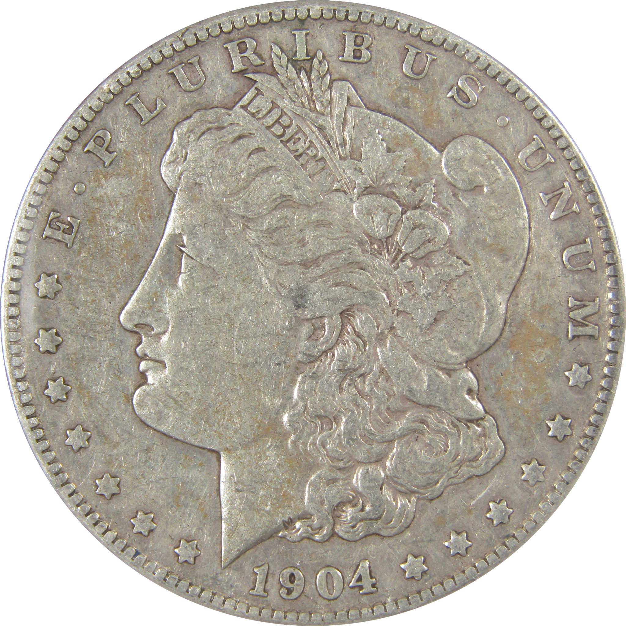 1904 S Morgan Dollar VF 25 ANACS Silver $1 Coin SKU:I21144 - Morgan coin - Morgan silver dollar - Morgan silver dollar for sale - Profile Coins & Collectibles