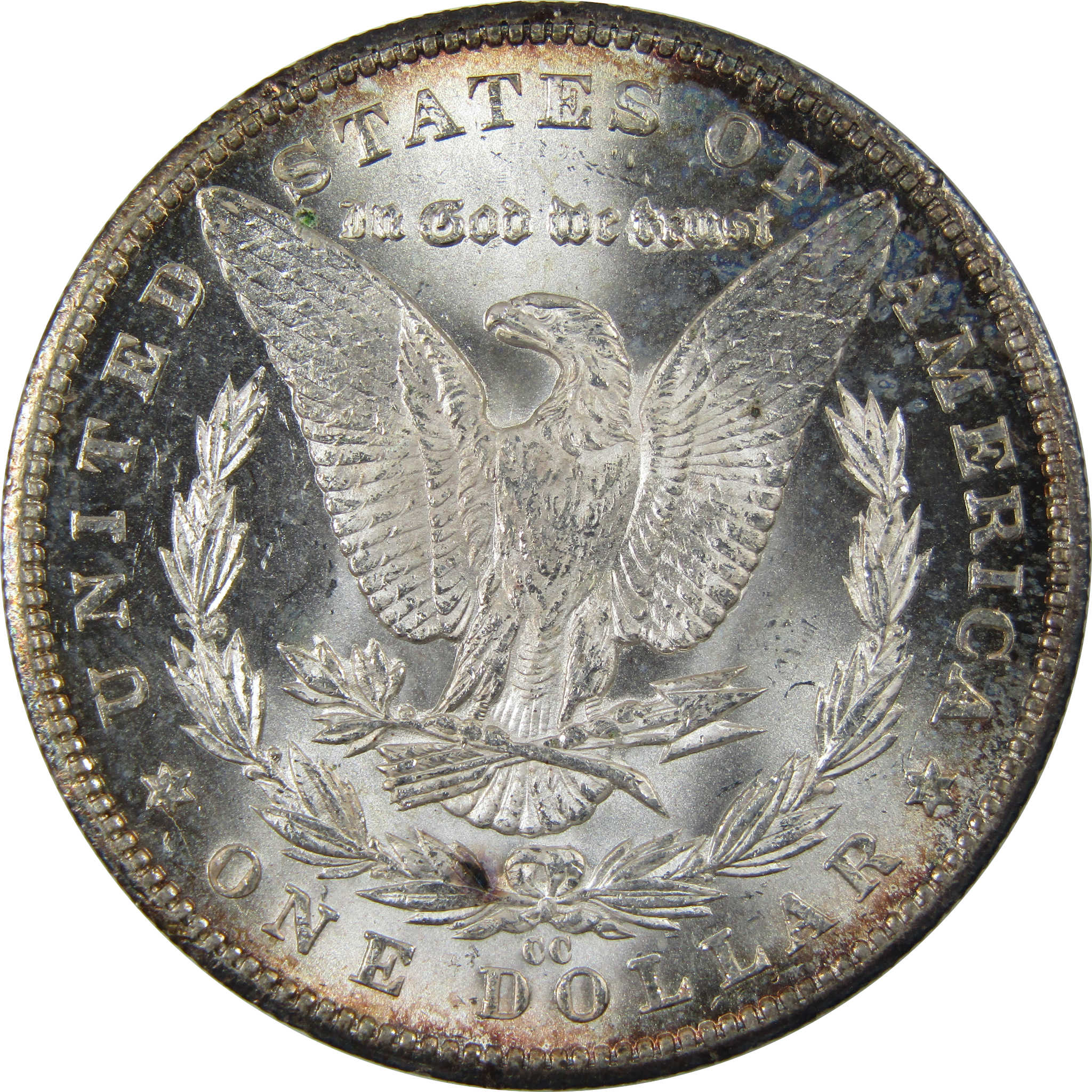 1884 CC Morgan Dollar BU Choice Uncirculated Silver Toned SKU:I23908