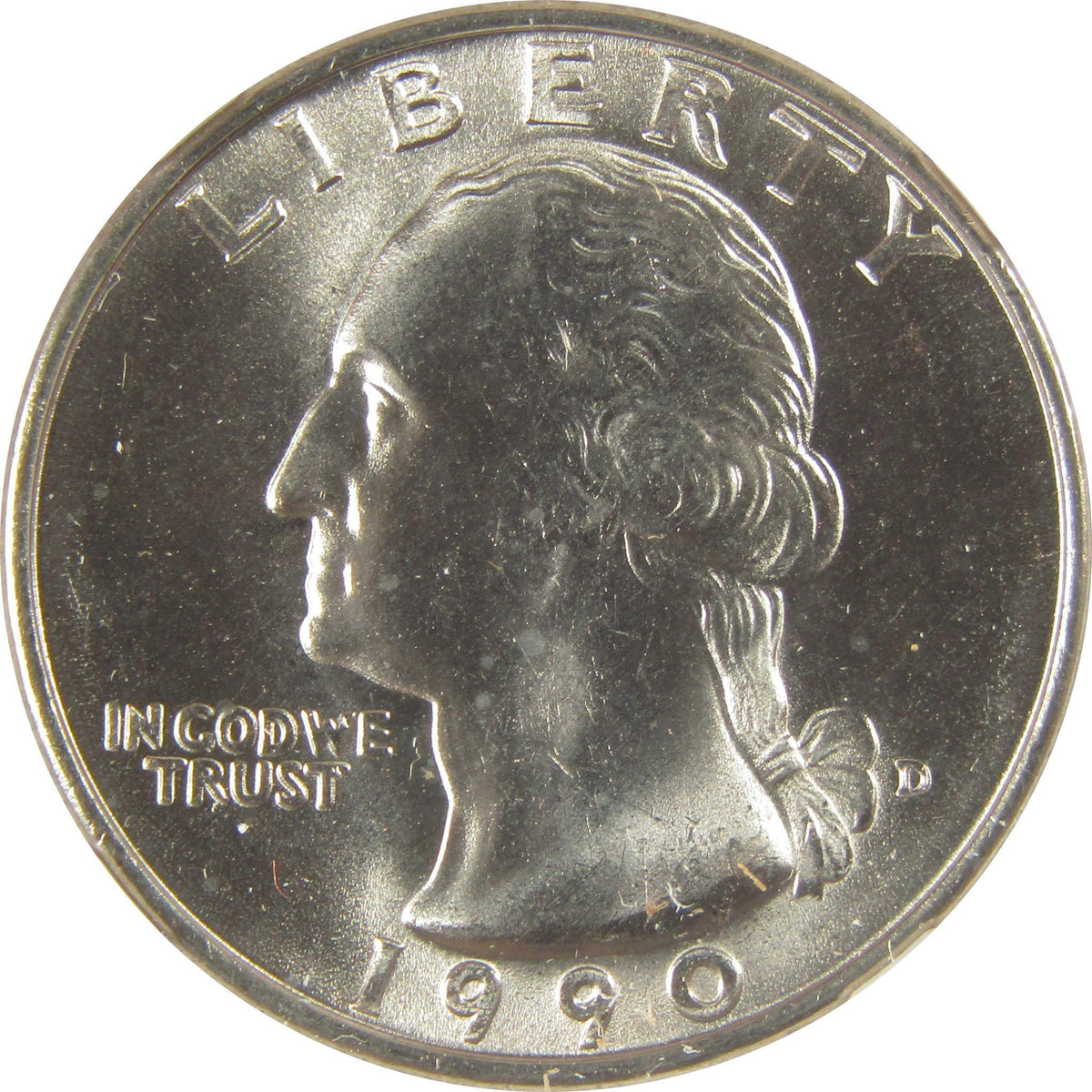 1990 D Washington Quarter MS 67 NGC Clad Uncirculated SKU:I20540