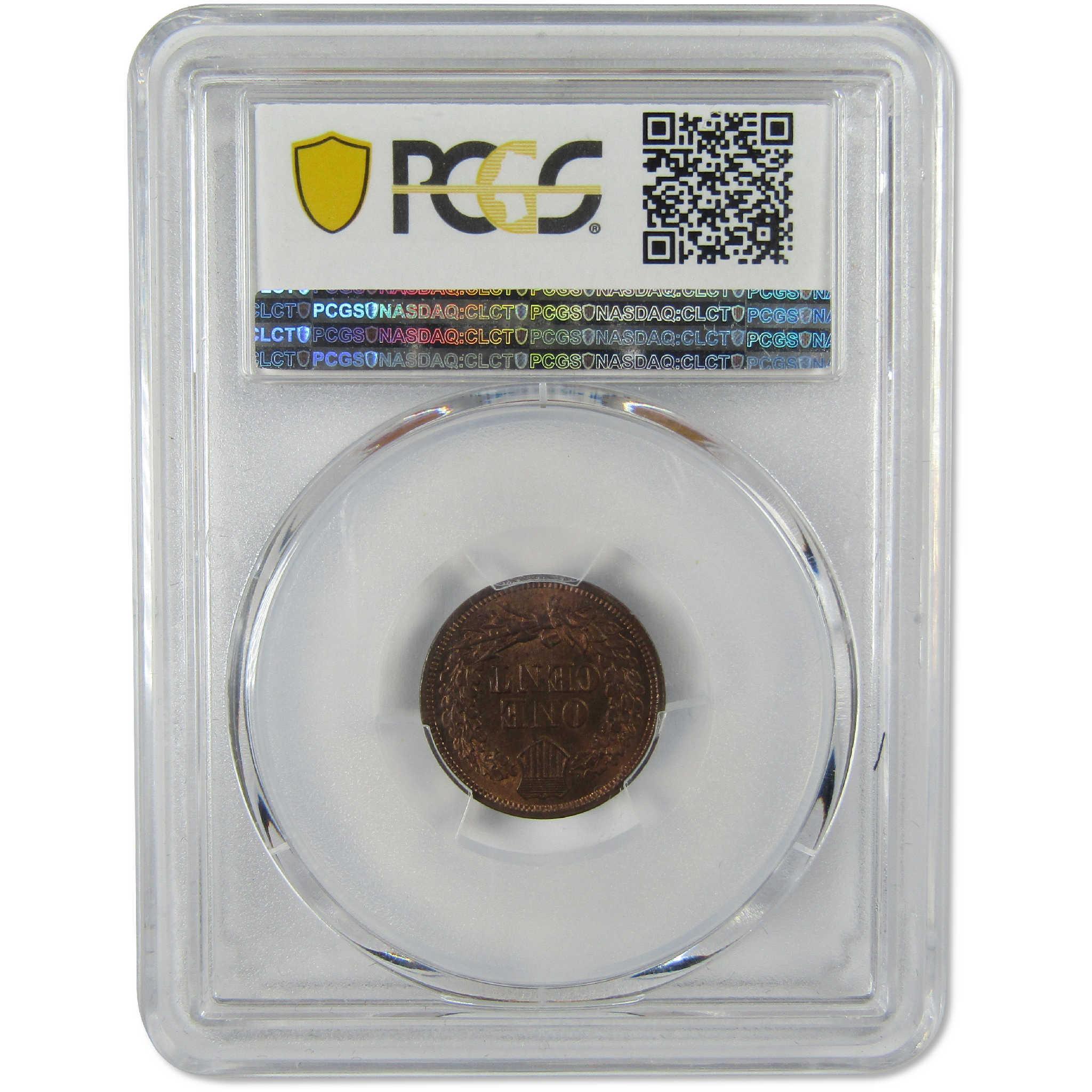 1868 Indian Head Cent MS 65 RB PCGS Penny Uncirculated 1c Coin