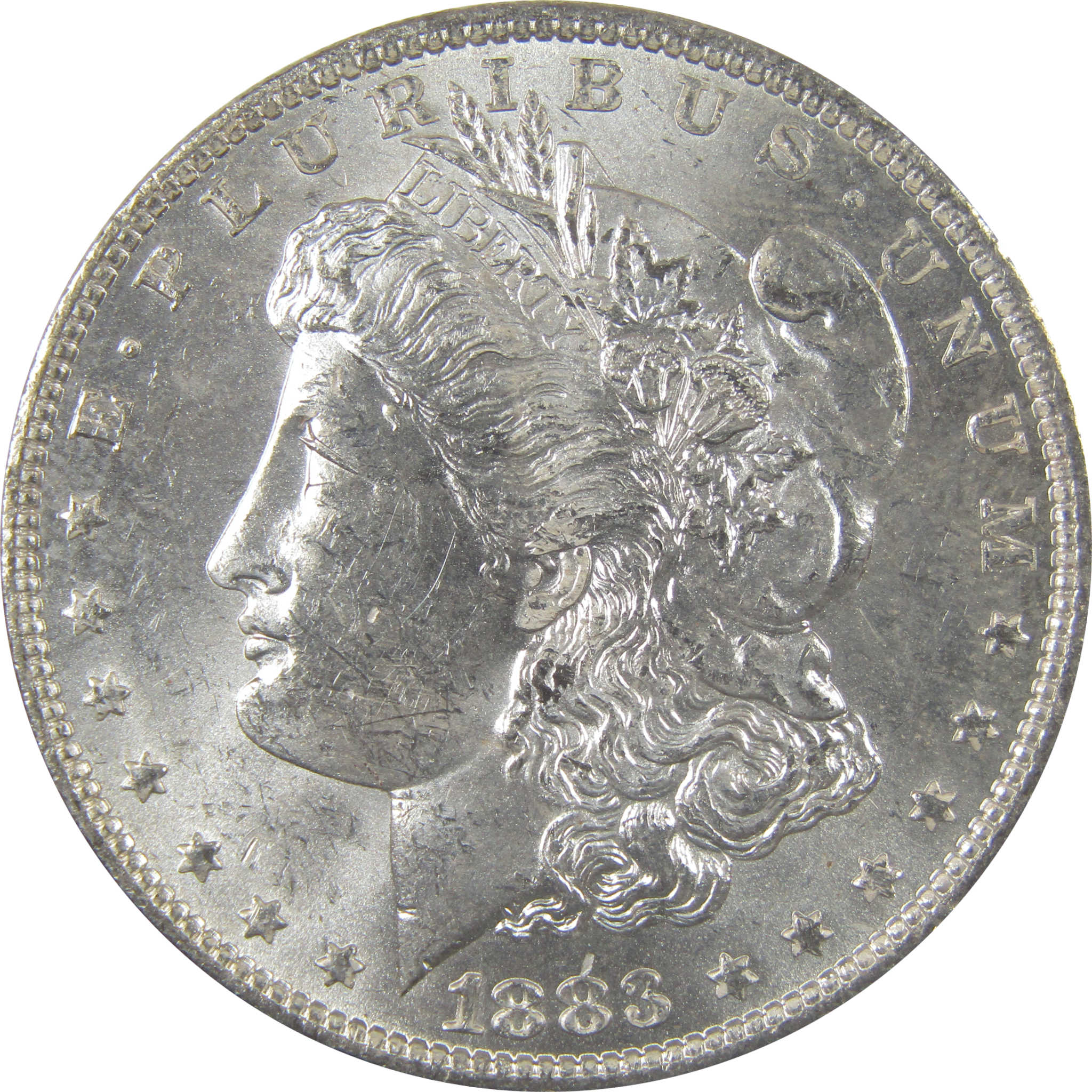 1883 O Morgan Silver Dollar Uncirculated Mint State Toned SKU:I24881
