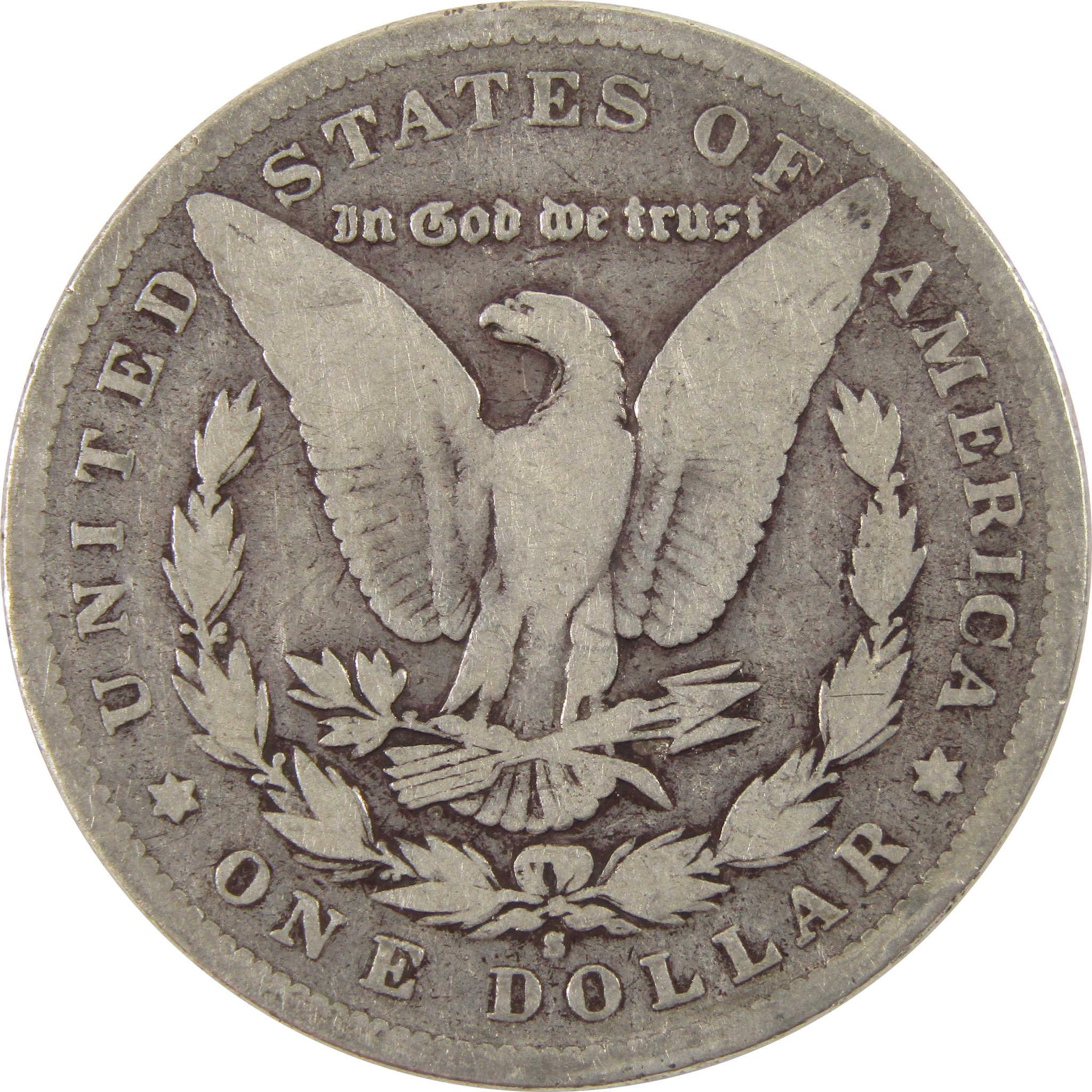 1892 S Morgan Dollar AG About Good 90% Silver $1 Coin SKU:I8003 - Morgan coin - Morgan silver dollar - Morgan silver dollar for sale - Profile Coins & Collectibles